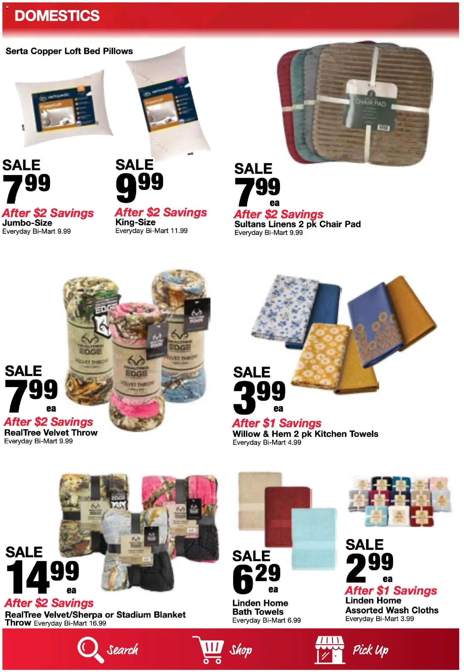 Bi-Mart Weekly Ad - valid from 08/18/2026 | Page: 23 | Products: Bed, Blanket, Chair, Bath