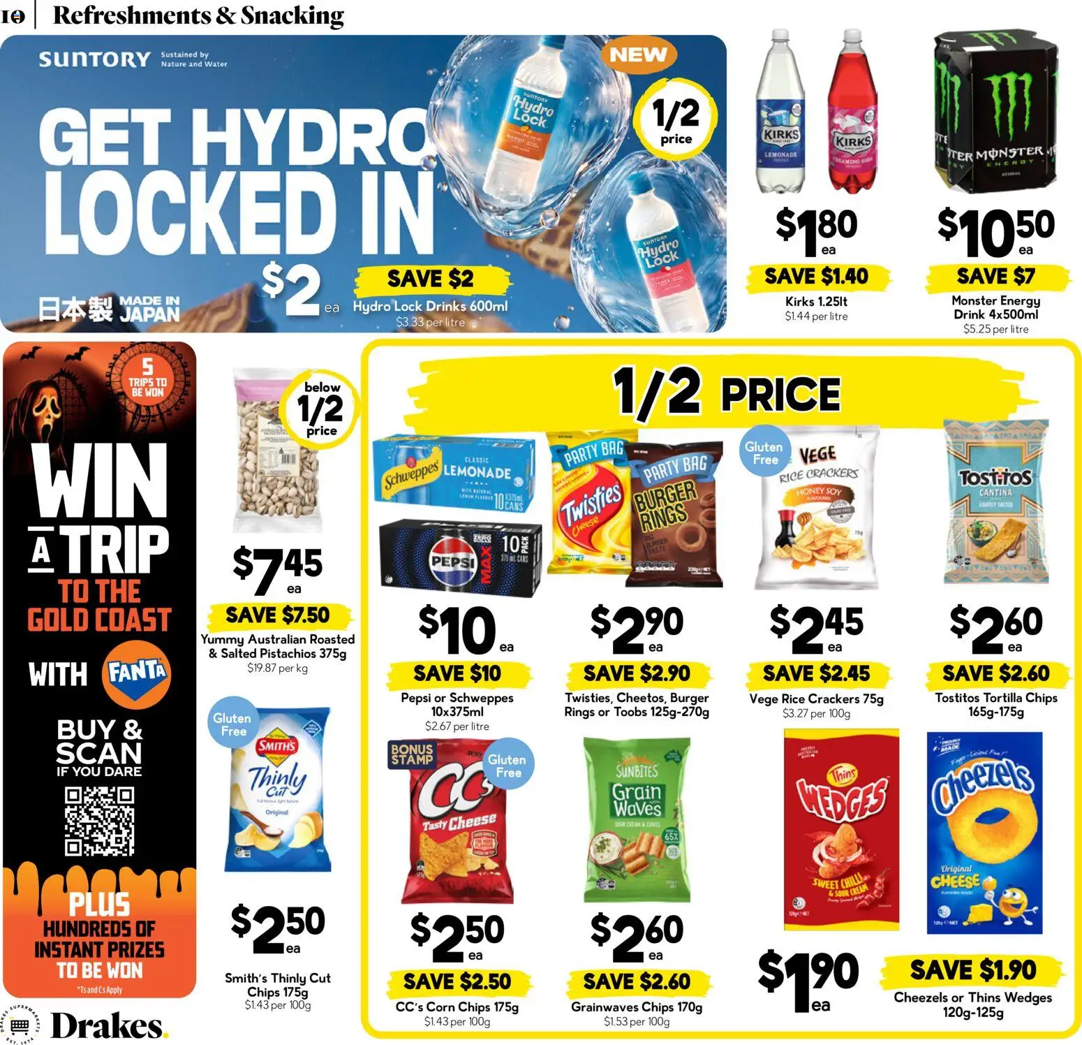 Drakes catalogue - valid from 30/09/2026 | Page: 10 | Products: Honey, Chilli, Lemonade, Bag