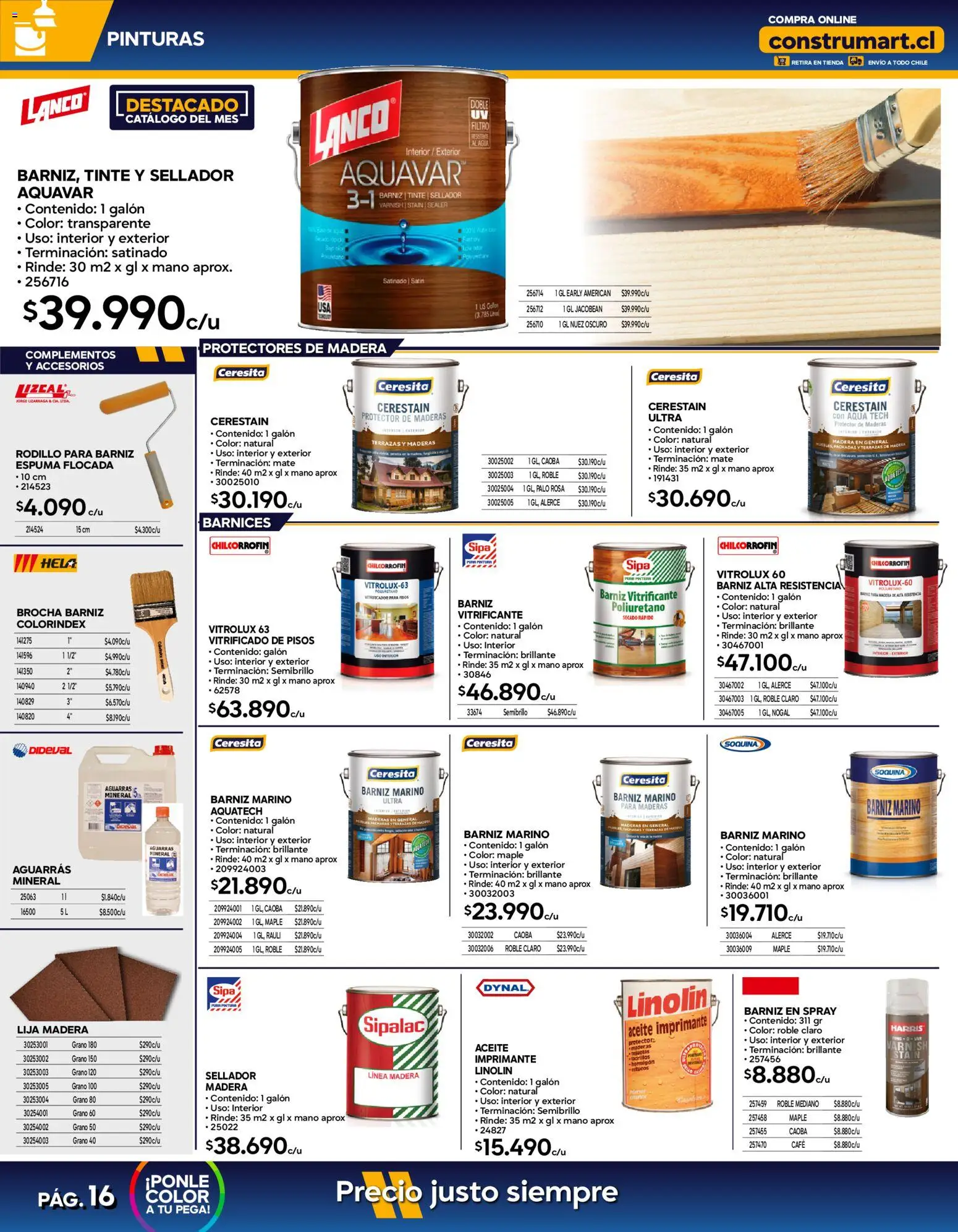 Construmart Ofertas │ válido desde el 01.03.2026 | Página: 16 | Productos: Espuma, Café, Tinte, Rodillo