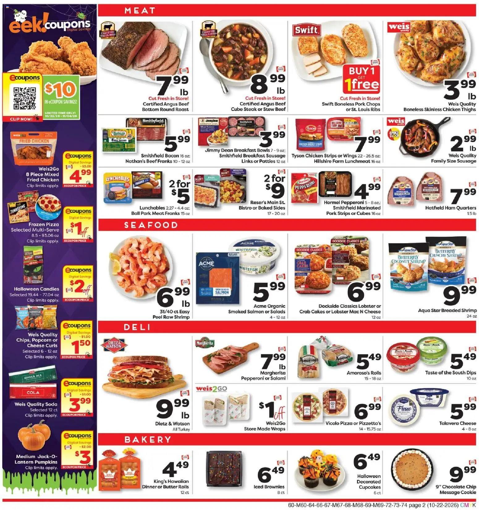 Weis Weekly Ad - valid from 10/22/2026 | Page: 2