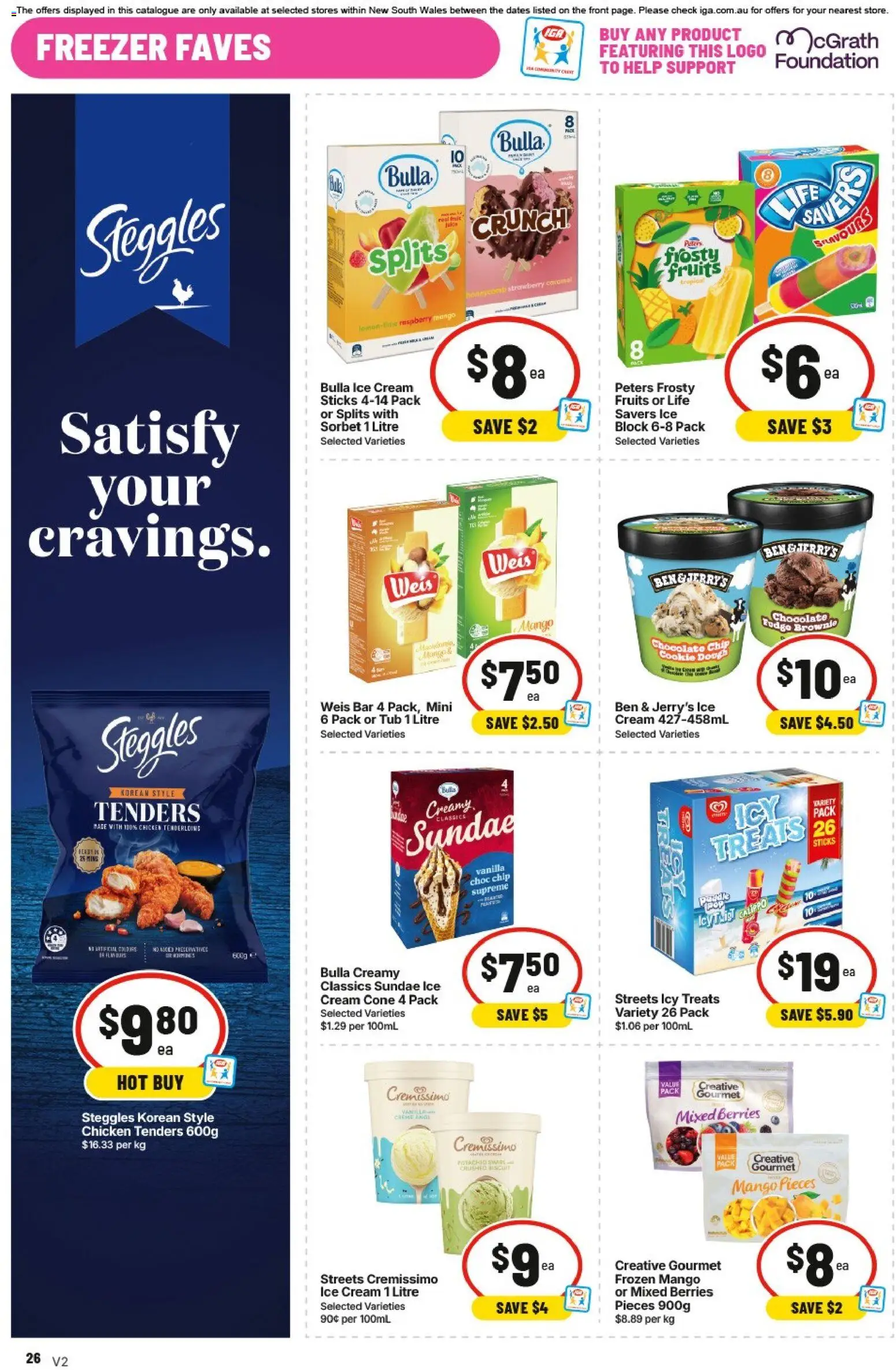 IGA catalogue - valid from 09/09/2026 | Page: 27 | Products: Cream, Ice cream, Mango, Ice