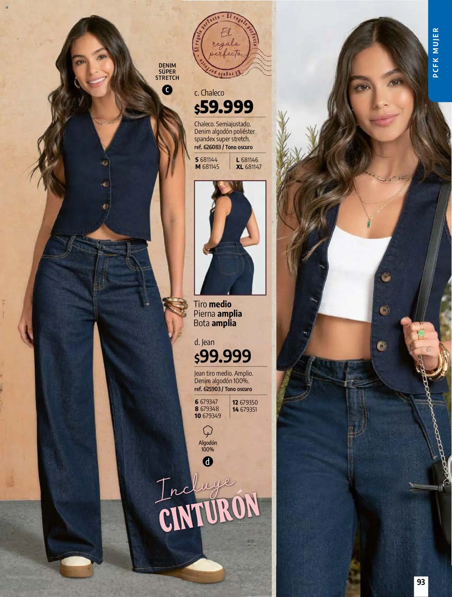Pacifika revista - valida desde el 21/07/2026 | Página: 92 | Productos: Algodón, Pierna, Jean, Chaleco