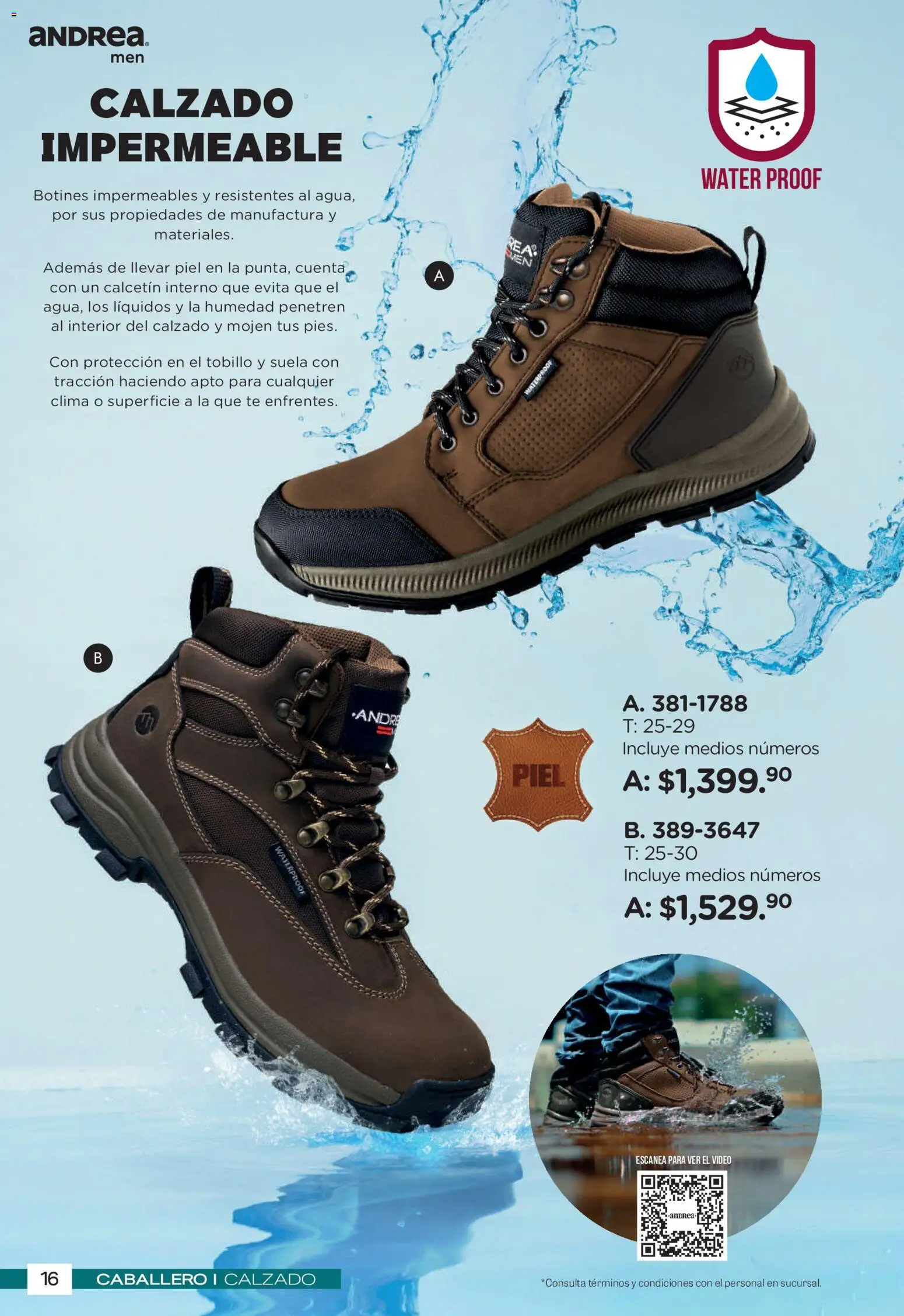 Nuevas ofertas de Andrea válidas en toda la República Mexicana desde el 26/04/2026. ¡Encuentra las mejores ofertas en Andrea catálogo Botas de Lluvia! | Página: 16 | Productos: Té, Botines, Video