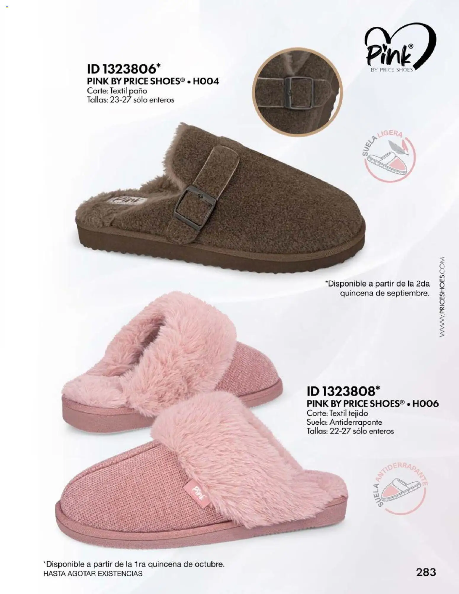 Nuevas ofertas de Price Shoes válidas en toda la República Mexicana desde el 28/08/2026. ¡Encuentra las mejores ofertas en Price Shoes catálogo Vestir Casual! | Página: 283