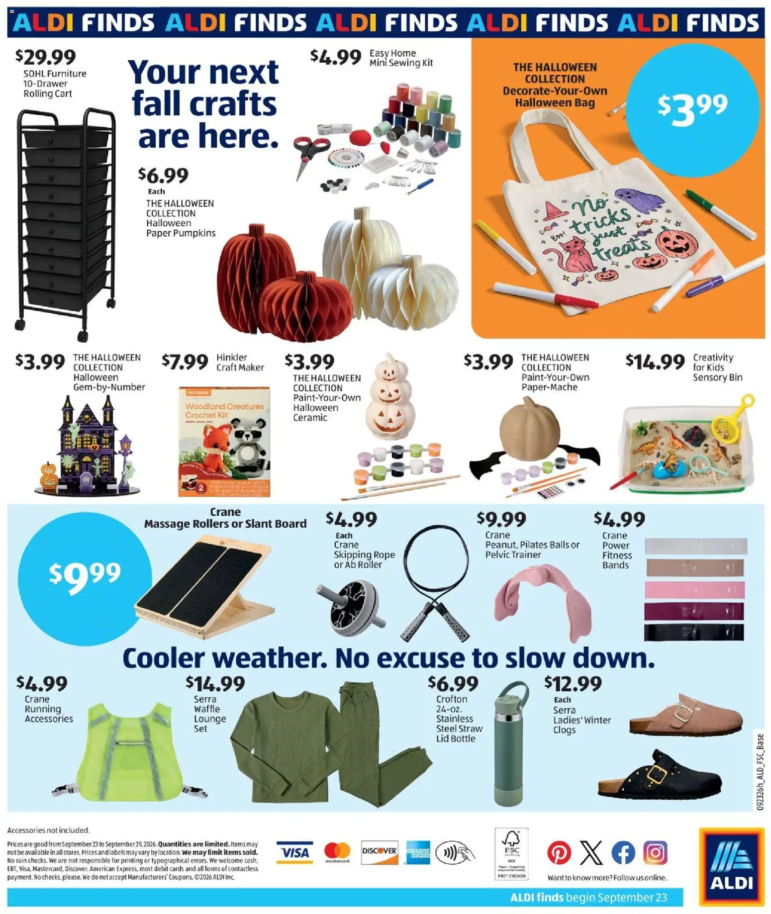 Aldi In Store Ad - valid from 09/23/2026 | Page: 2 | Products: Crochet, Bag