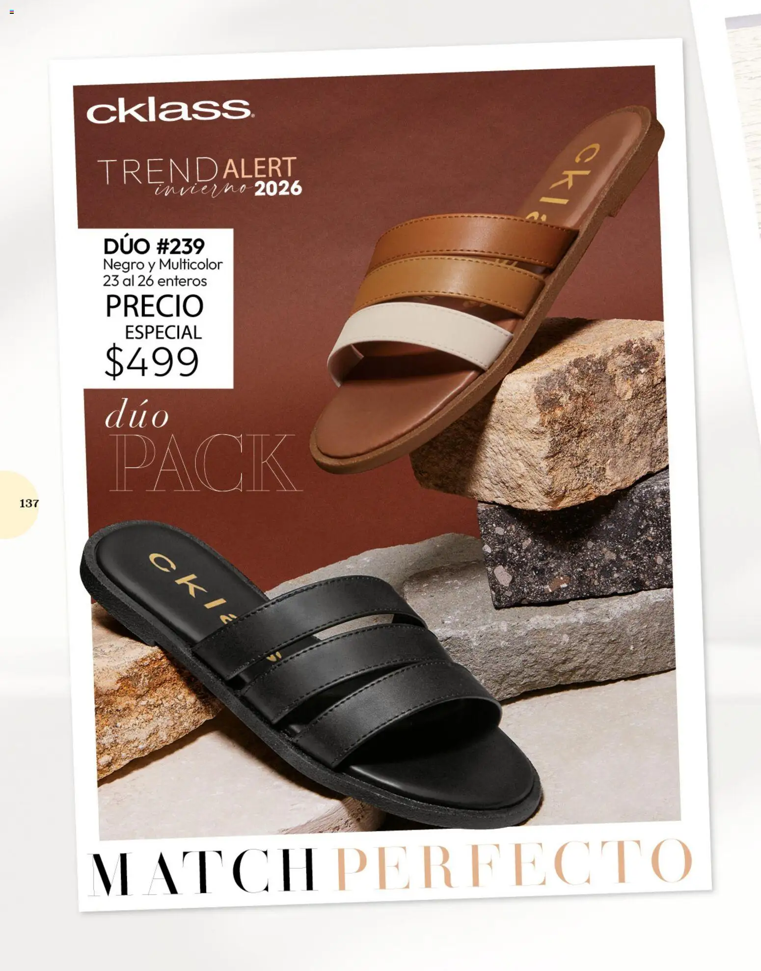 Nuevas ofertas de Cklass válidas en toda la República Mexicana desde el 11/09/2026. ¡Encuentra las mejores ofertas en Cklass catálogo Calzado Invierno! | Página: 141
