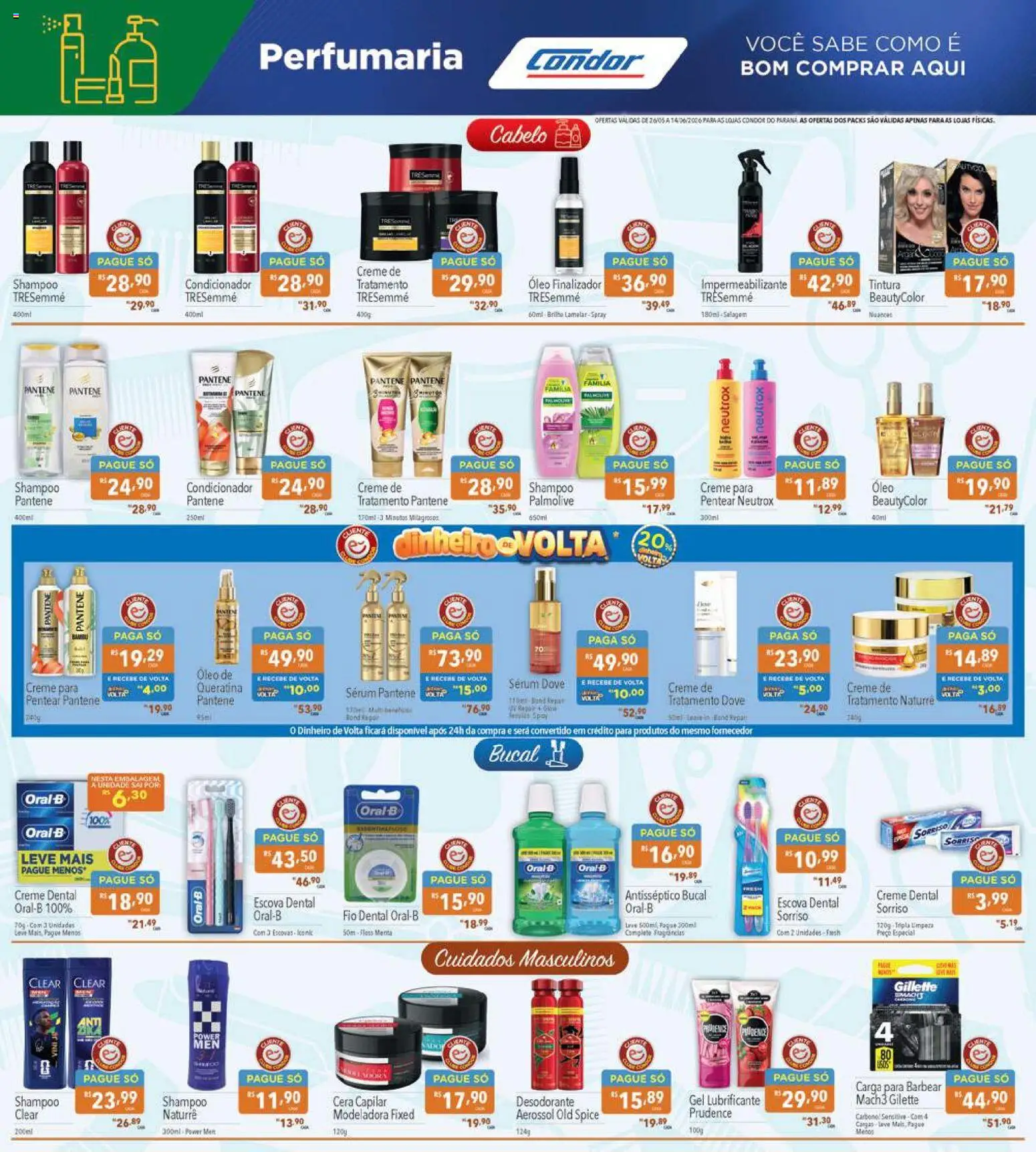 Supermercados Condor Folheto - válido de 26.05.2026 | Página: 24 | Produtos: Impermeabilizante, Escova, Creme, Dove