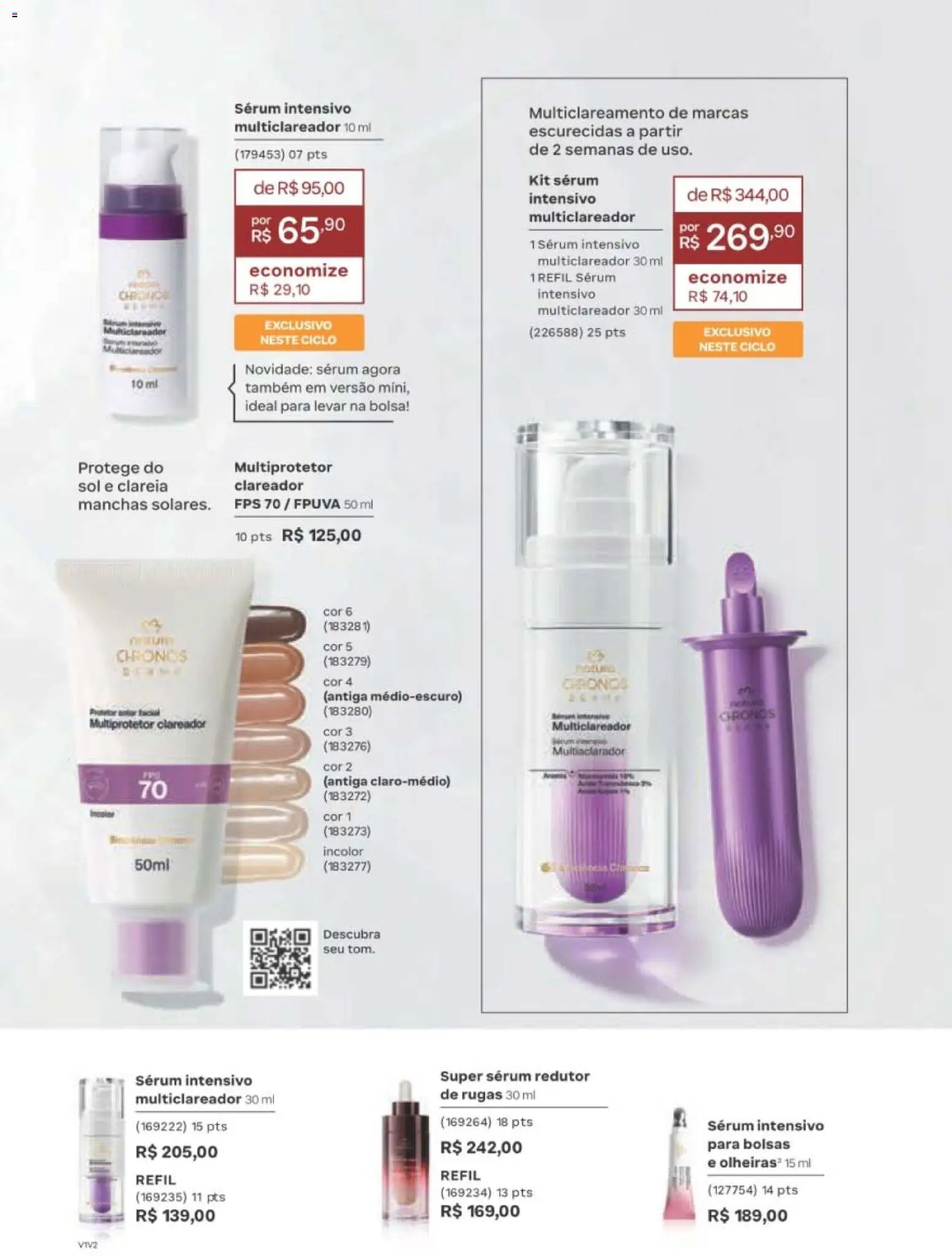 Natura Folheto - válido de 01/09/2026 | Página: 85 | Produtos: Sérum, Bolsa