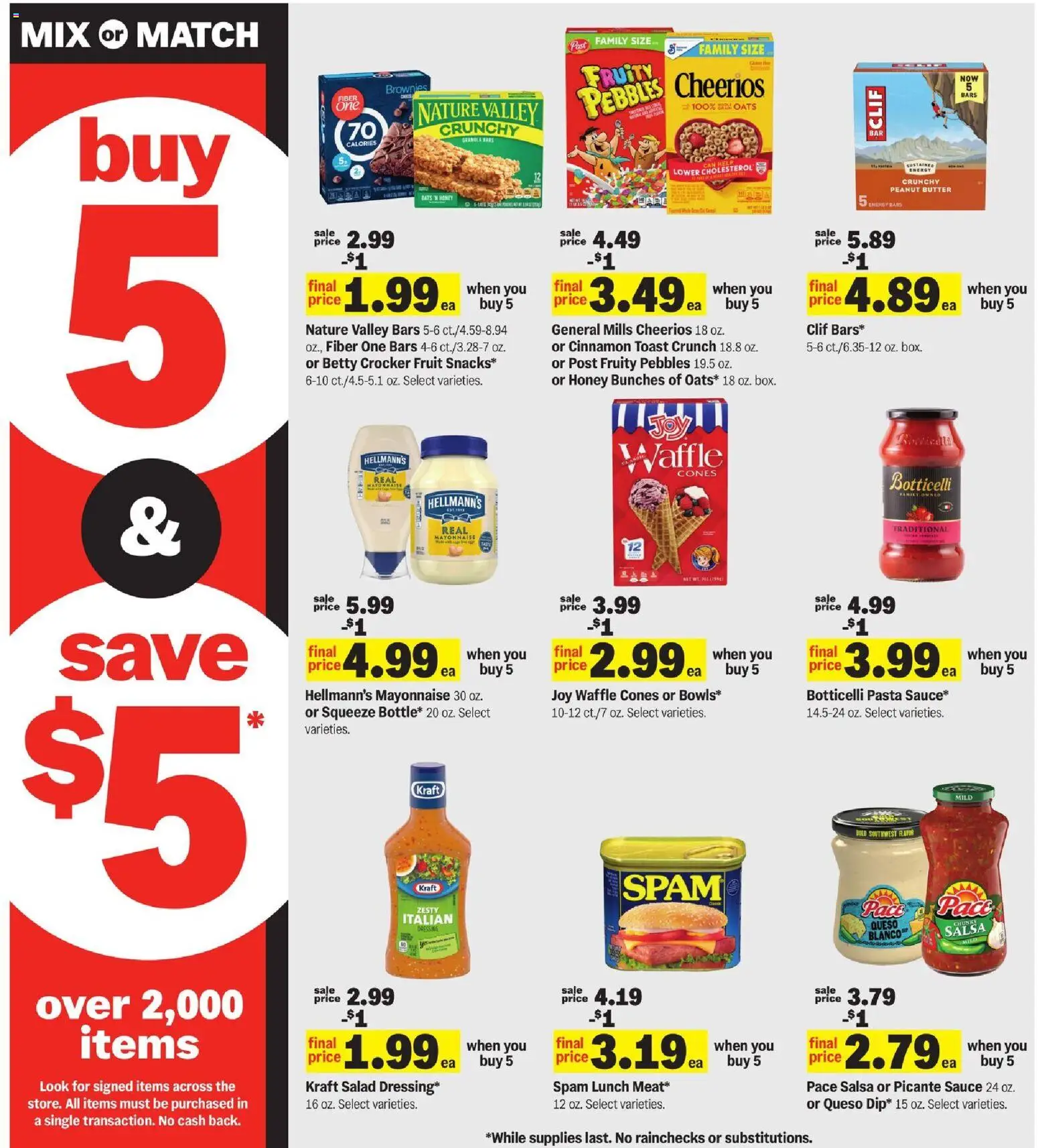 Meijer Weekly Ad - MI - valid from 20.05.2026 | Page: 8 | Products: Butter, Pasta, Salad, Sauce