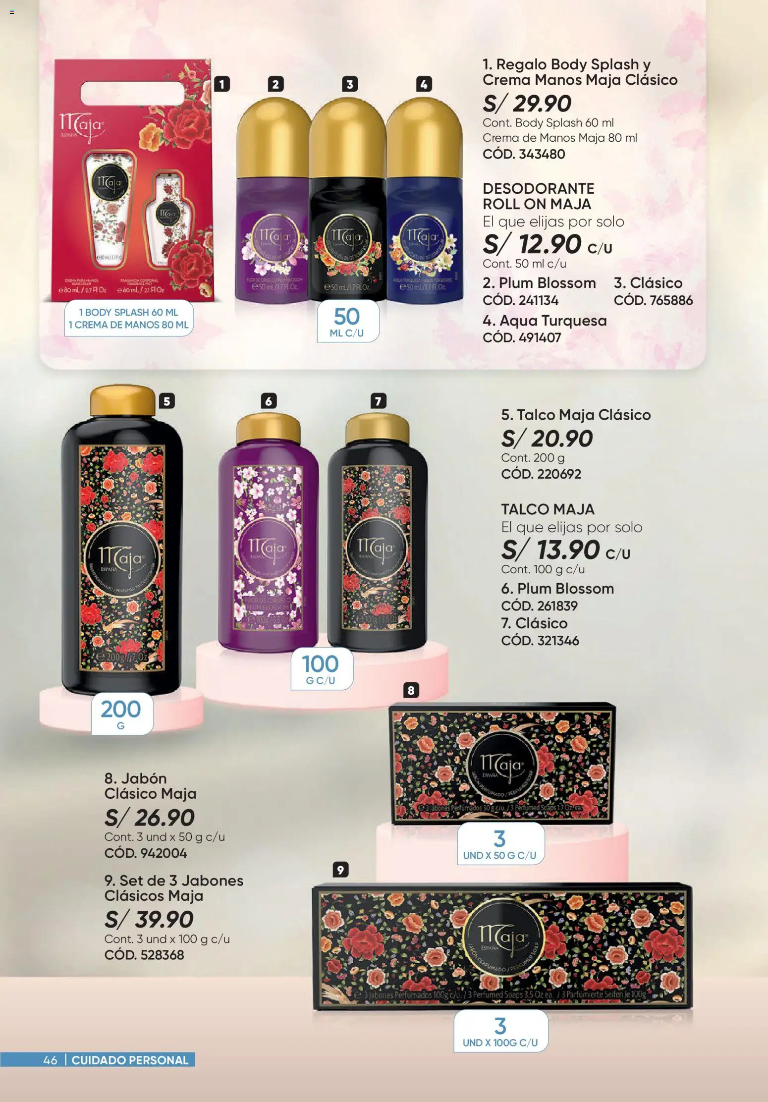 Catálogo Azzorti válido desde 31/08/2026 | Página: 46 | Productos: Crema de manos, Jabón, Desodorante, Crema