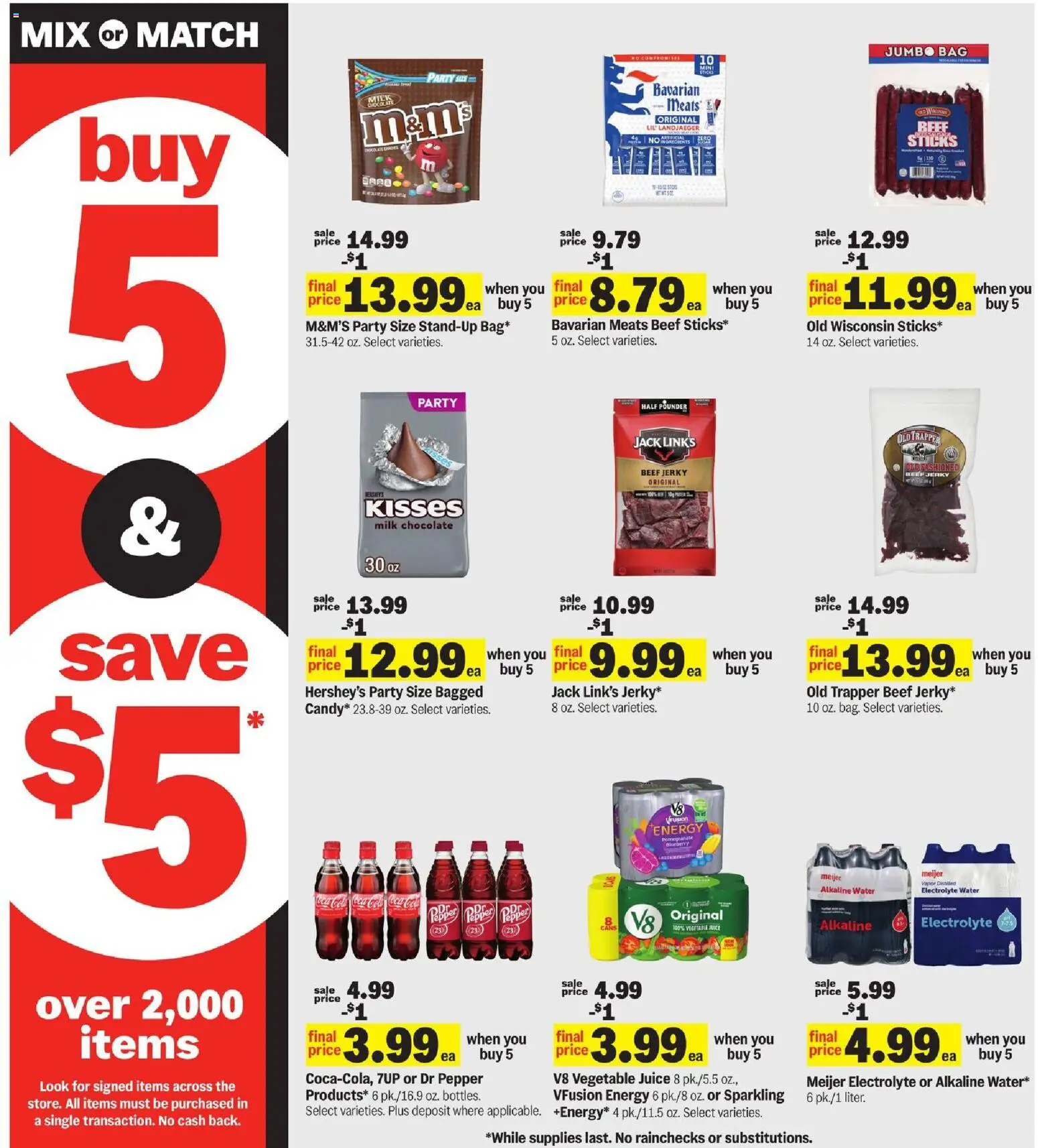 Meijer Weekly Ad - MI - valid from 13.05.2026 | Page: 12 | Products: Milk, Chocolate, Juice, Beef