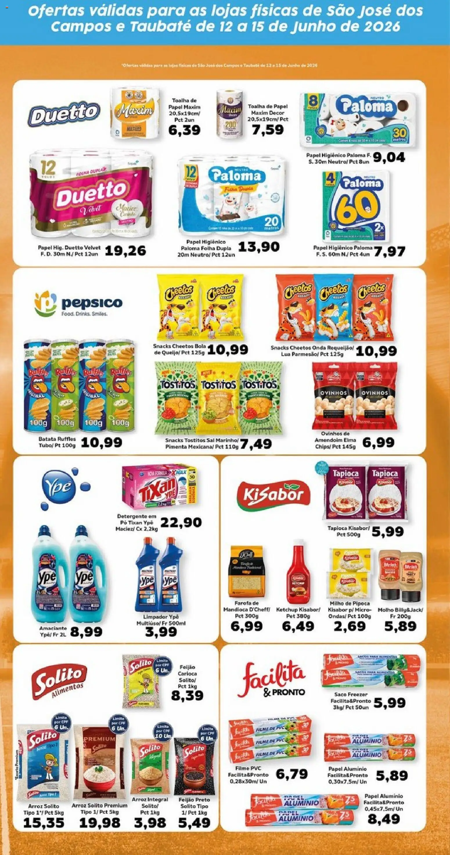 Tauste Folheto - válido de 12.06.2026 | Página: 4 | Produtos: Amendoim, Feijão, Arroz, Ketchup