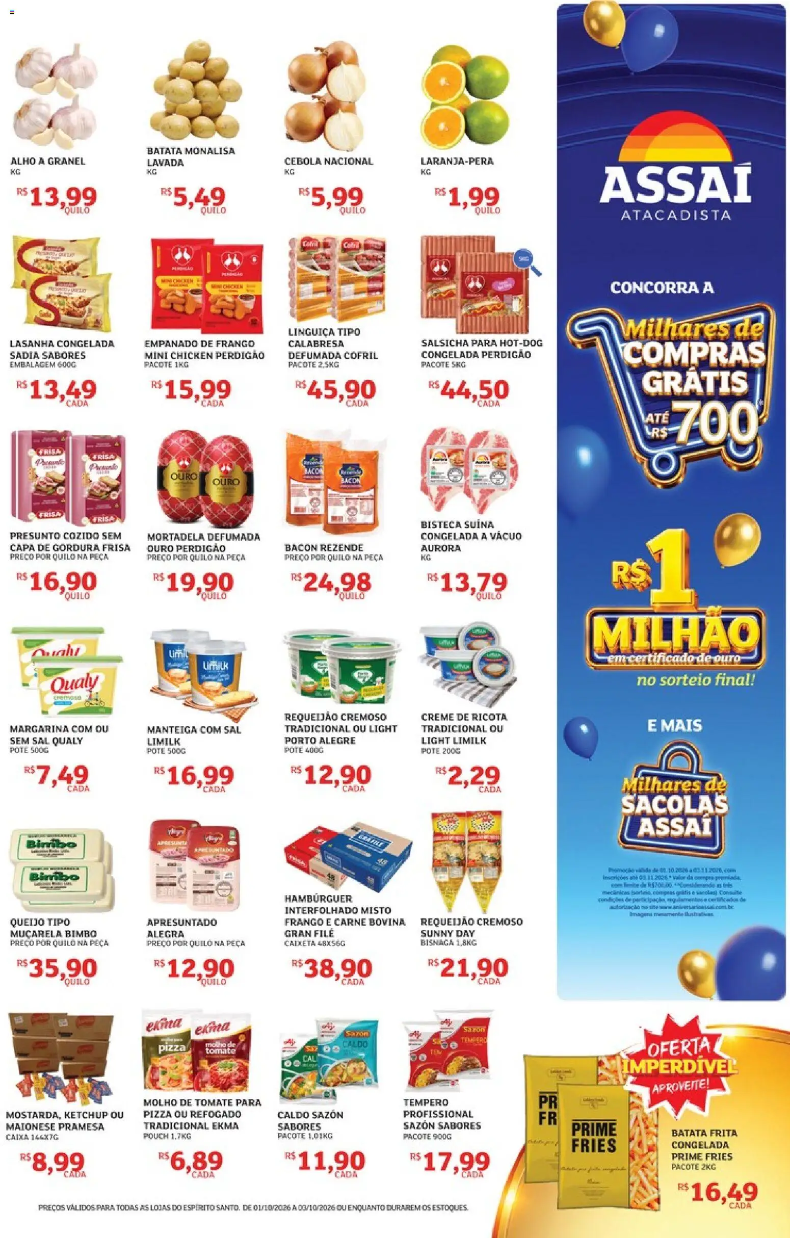 Assaí Atacadista Folheto - válido de 01/10/2026 | Página: 3
