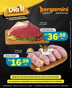 Supermercado Bergamini ofertas Dia B - Pré-Visualização do folheto da loja Supermercado Bergamini, válido de 03/07/2026