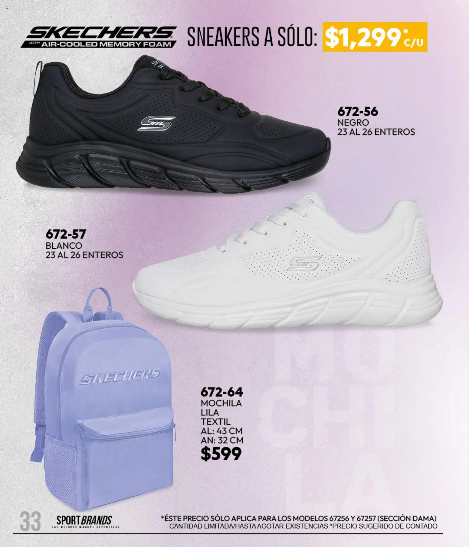 Nuevas ofertas de Cklass válidas en toda la República Mexicana desde el 11/09/2026. ¡Encuentra las mejores ofertas en Cklass catálogo Sportbrands Dama Invierno! | Página: 40 | Productos: Mochila