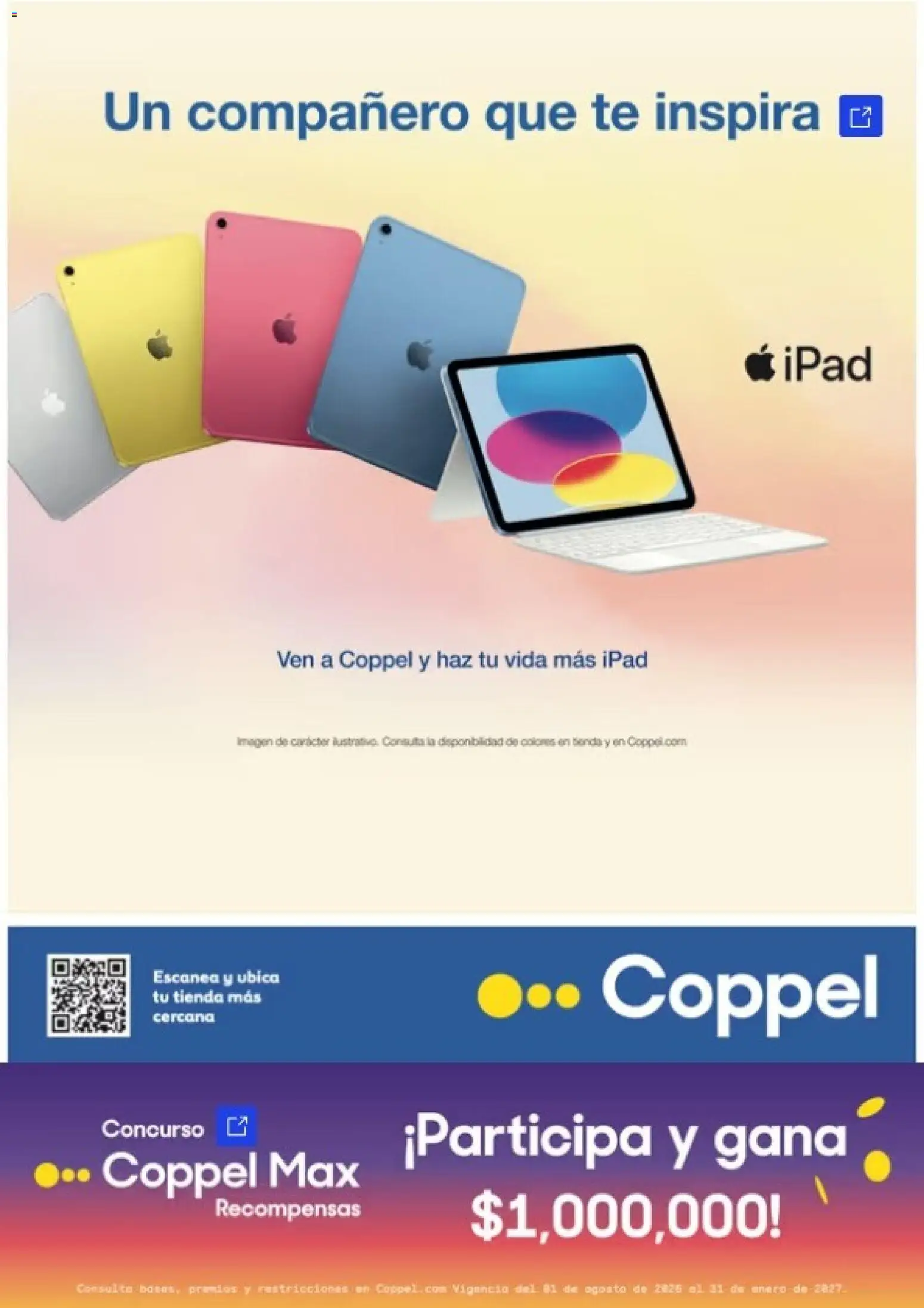 Nuevas ofertas de Coppel válidas en toda la República Mexicana desde el 01/08/2026. ¡Encuentra las mejores ofertas en Coppel catálogo! | Página: 27