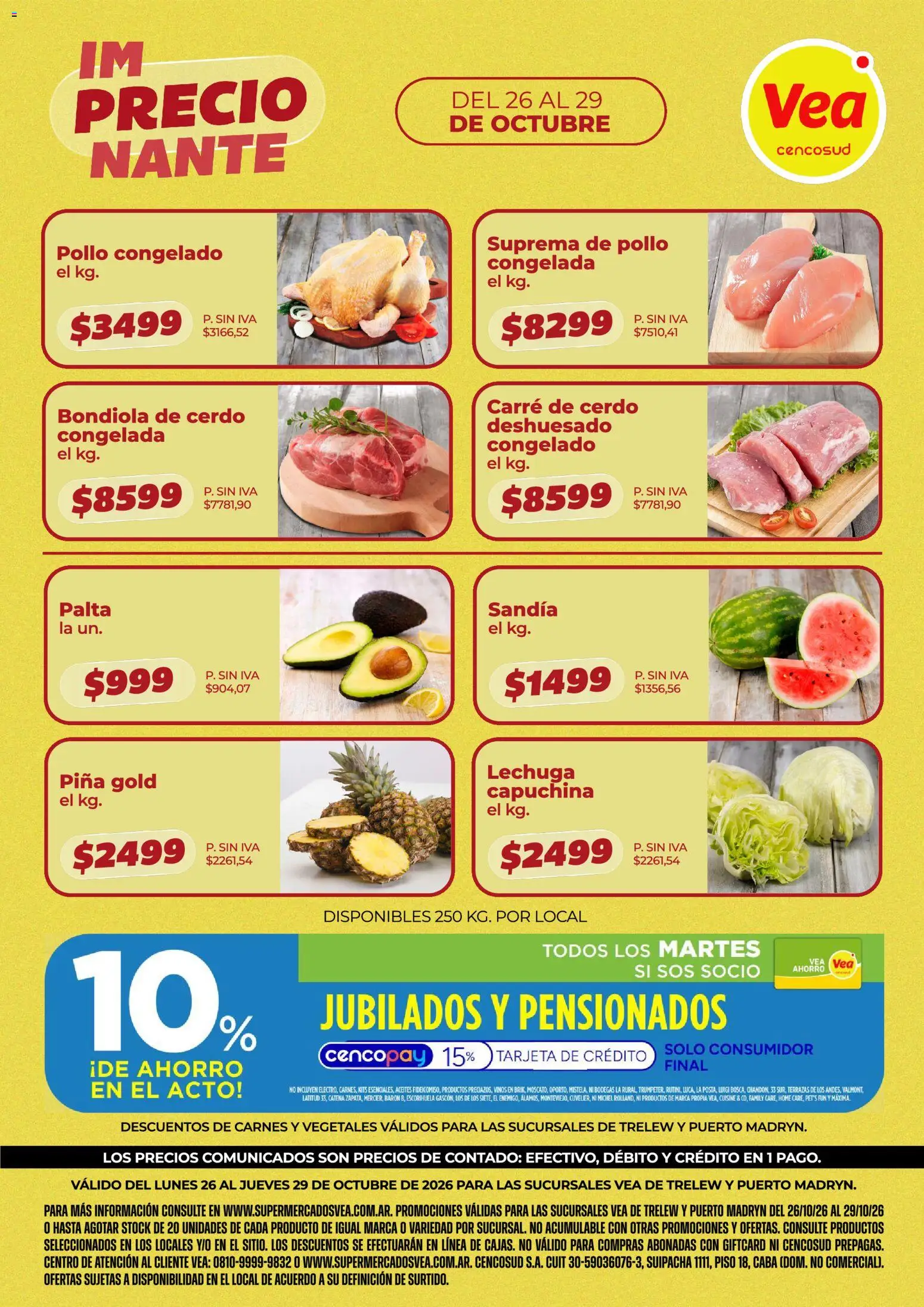 Vea - Volante semanal Chubut │ válido desde el 26/10/2026 | Página: 1