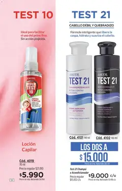 Vista previa Catálogo Amodil Campaña 12 válido desde el 30/06/2026 | Página: 94 | Productos: Peine, Champú, Acondicionador, Loción