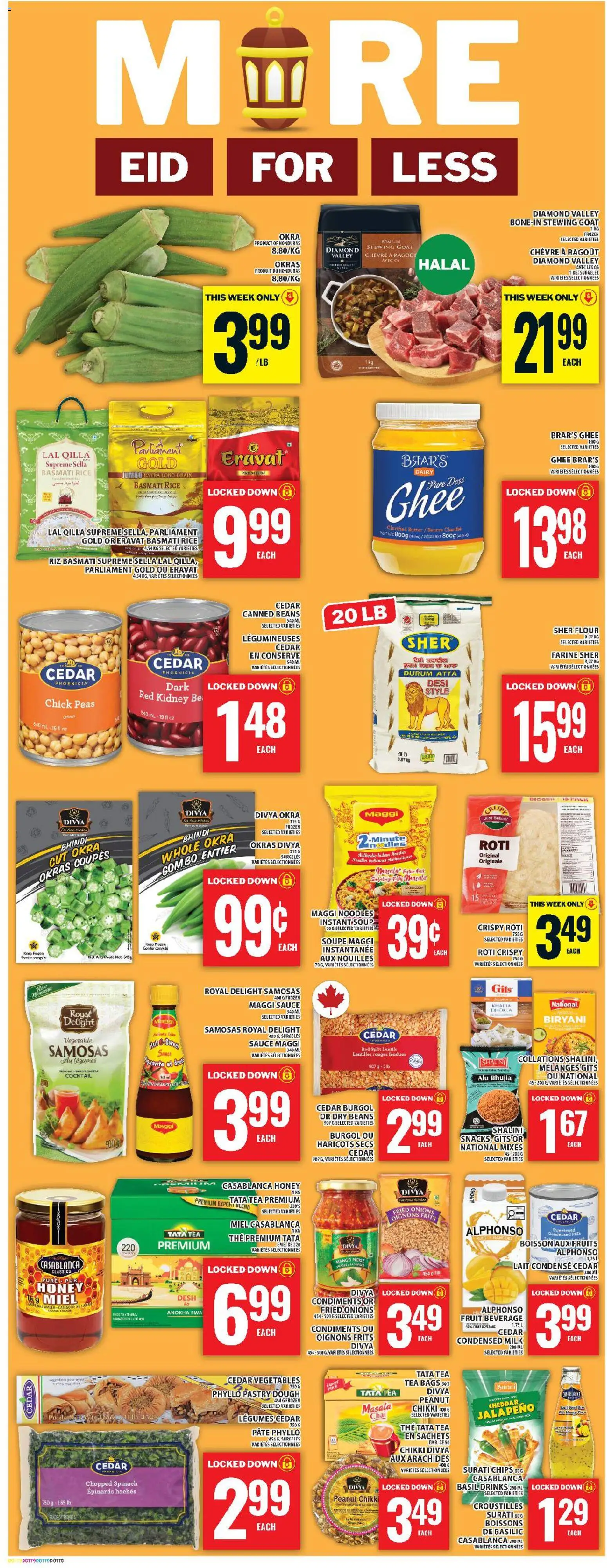 Food Basics flyer valid from 21.05.2026 | Page: 15 | Products: Tea, Noodles, Milk, Butter