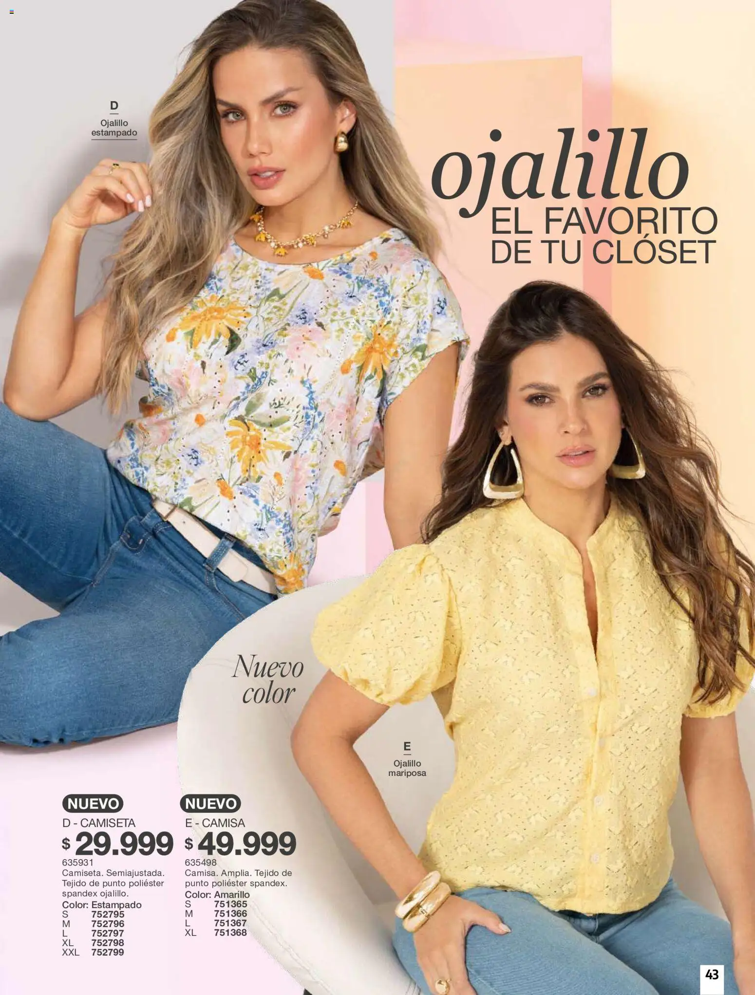 Carmel revista - valida desde el 01/10/2026 | Página: 43 | Productos: Camiseta, Clóset, Camisa