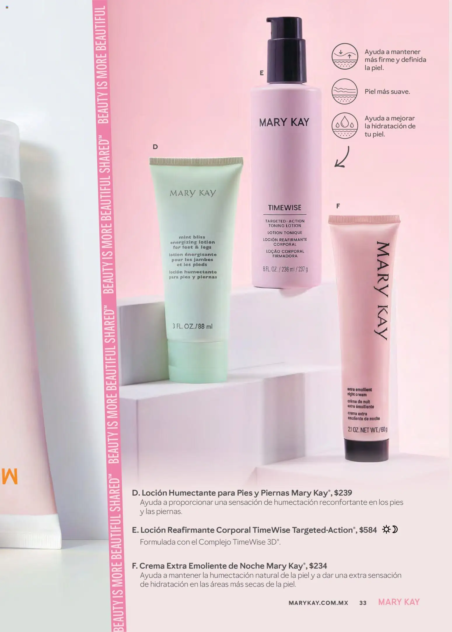 Nuevas ofertas de Mary Kay válidas en toda la República Mexicana desde el 01/09/2026. ¡Encuentra las mejores ofertas en Mary Kay catálogo! | Página: 33 | Productos: Crema, Loción