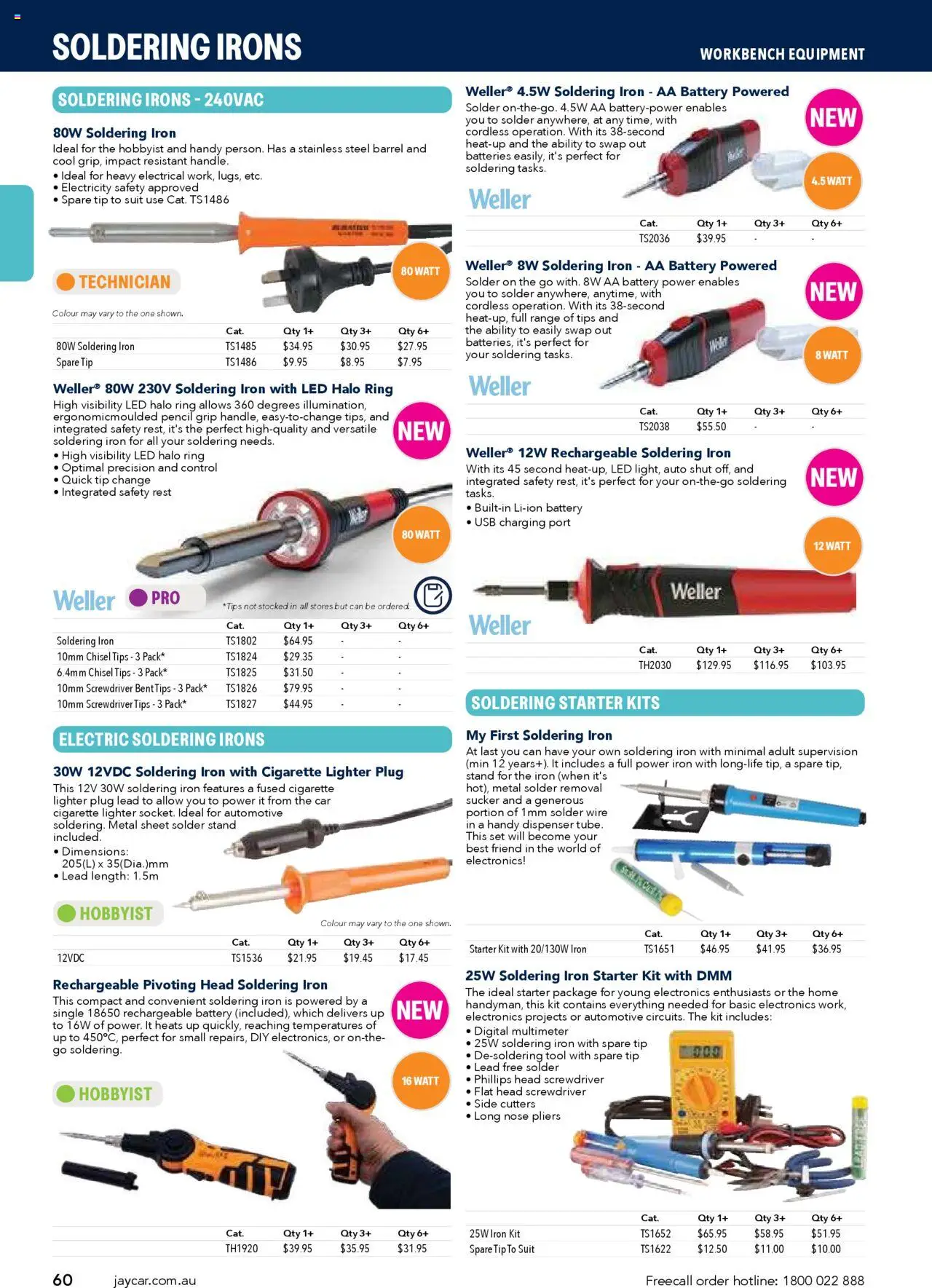 Jaycar catalogue - valid from 09/07/2025 | Page: 60 | Products: AA battery, Suit, Usb, Pencil