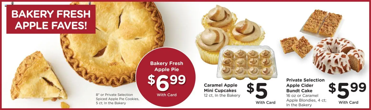 Dillons Weekly Ad - valid from 08/19/2026 | Page: 9 | Products: Bakery, Cider, Cake, Apple Pie