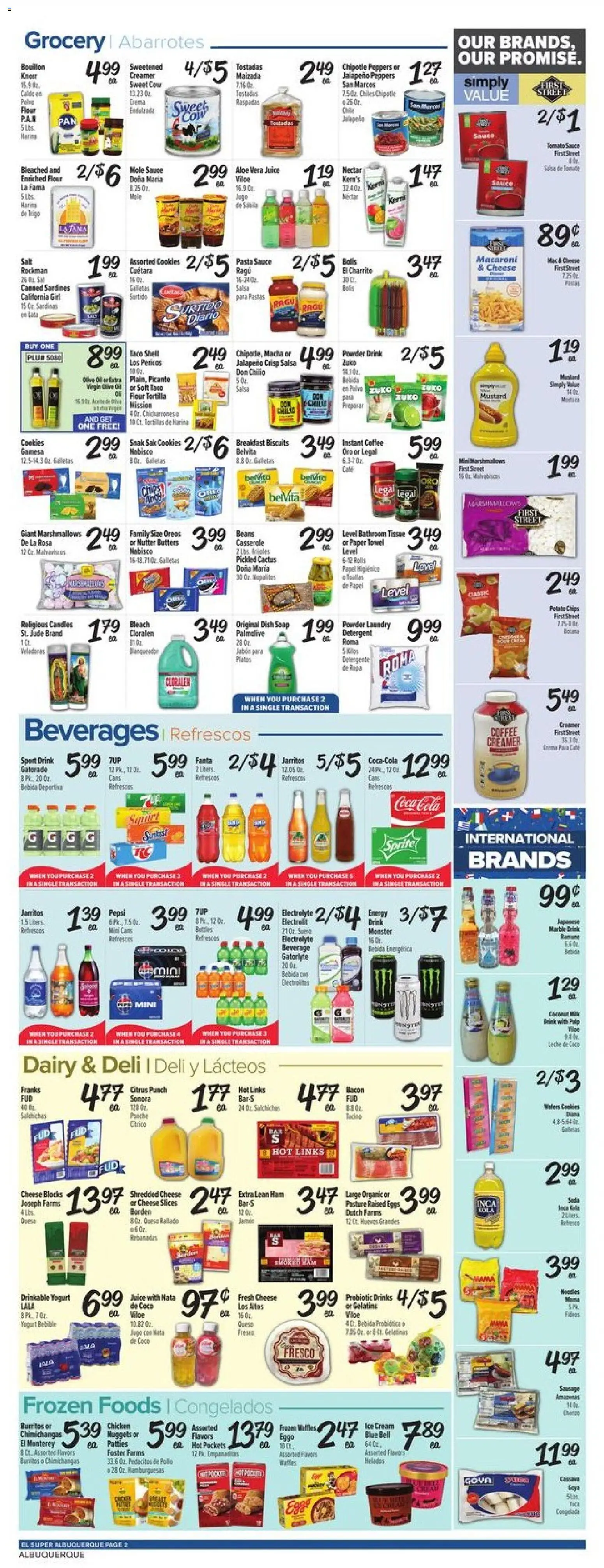 El Super Weekly Ad - NM - valid from 27.05.2026 | Page: 2 | Products: Powder, Cheese, Eggs, Ice cream