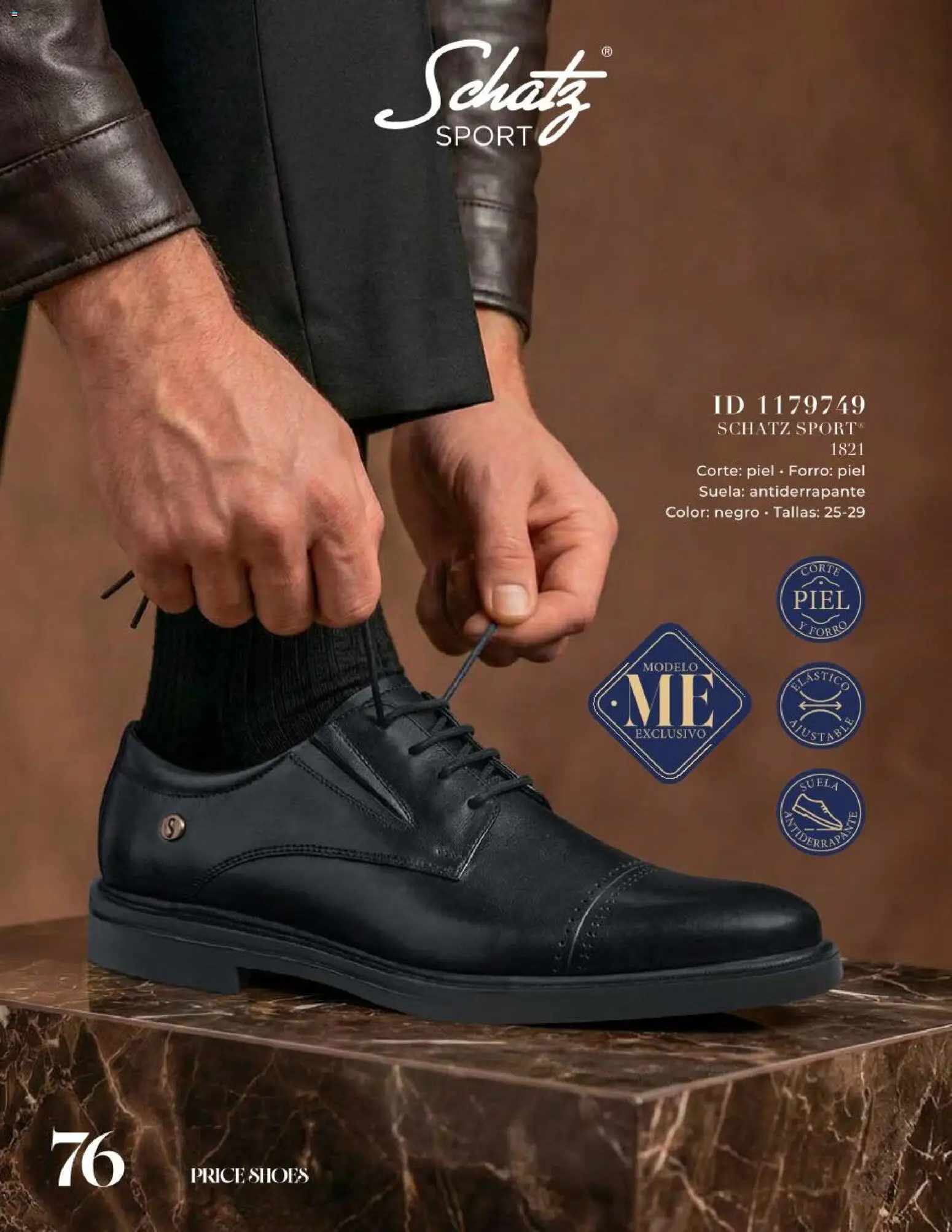 Nuevas ofertas de Price Shoes válidas en toda la República Mexicana desde el 14.05.2026. ¡Encuentra las mejores ofertas en Price Shoes catálogo Caballeros! | Página: 76