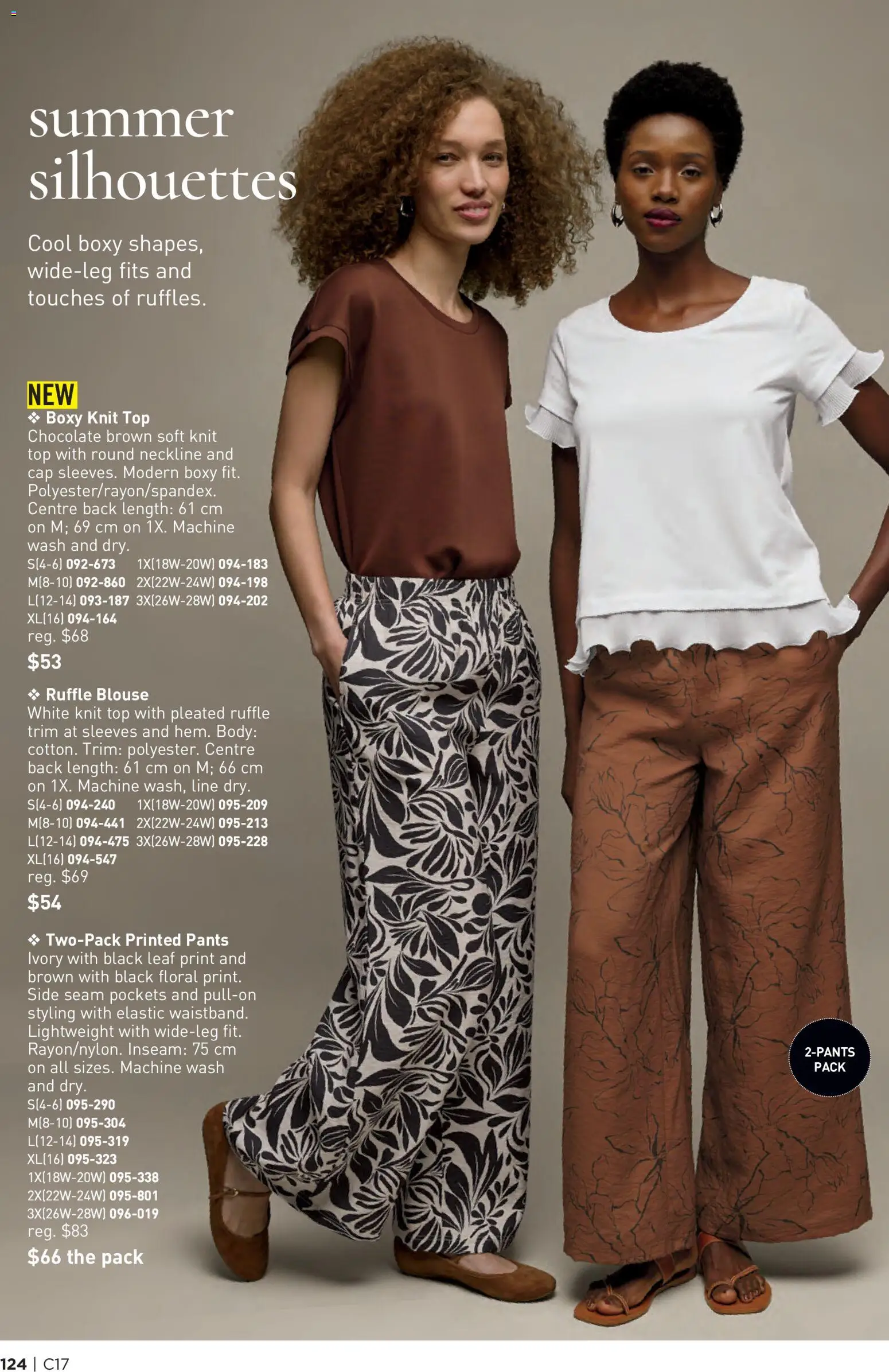 Avon flyer valid from Aug 13, 2026 | Page: 124 | Products: Cap, Blouse, Chocolate, Pants