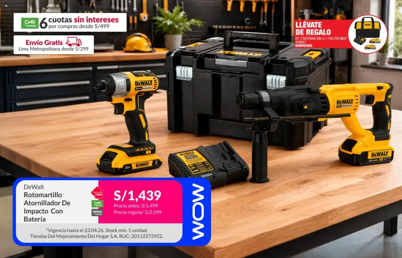 Catálogo Sodimac válido desde 20.04.2026 | Página: 5 | Productos: Batería
