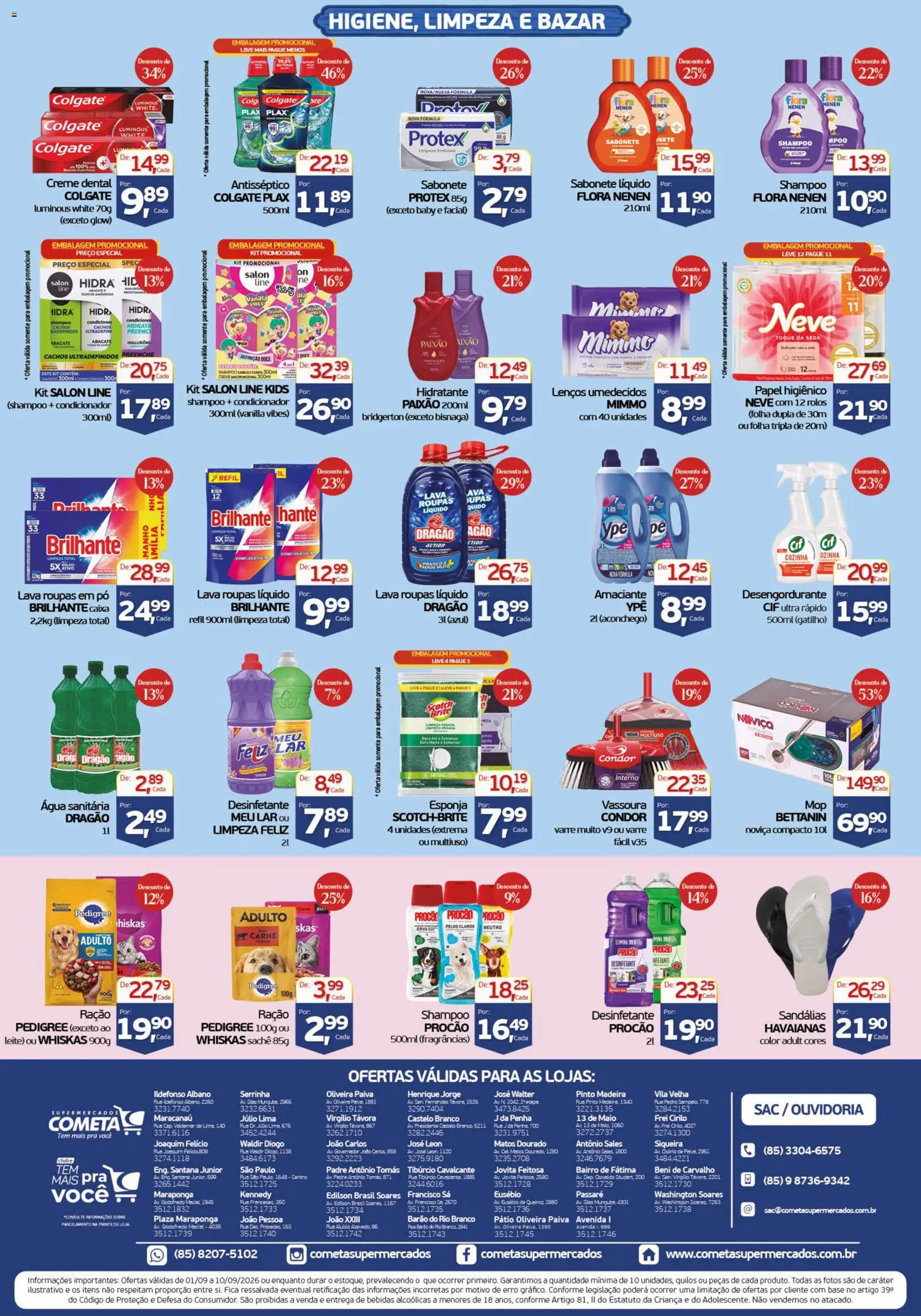 Cometa Supermercados Folheto - válido de 01/09/2026 | Página: 4 | Produtos: Maiô, Polvo, Carne, Pá