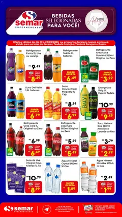 Semar Supermercado ofertas Bebidas - Pré-Visualização do folheto da loja Semar Supermercado, válido de 18/09/2026