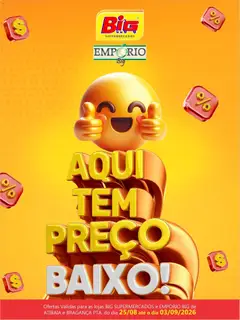 Big Supermercados - Ofertas da semana - Pré-Visualização do folheto da loja Big Supermercados, válido de 25/08/2026
