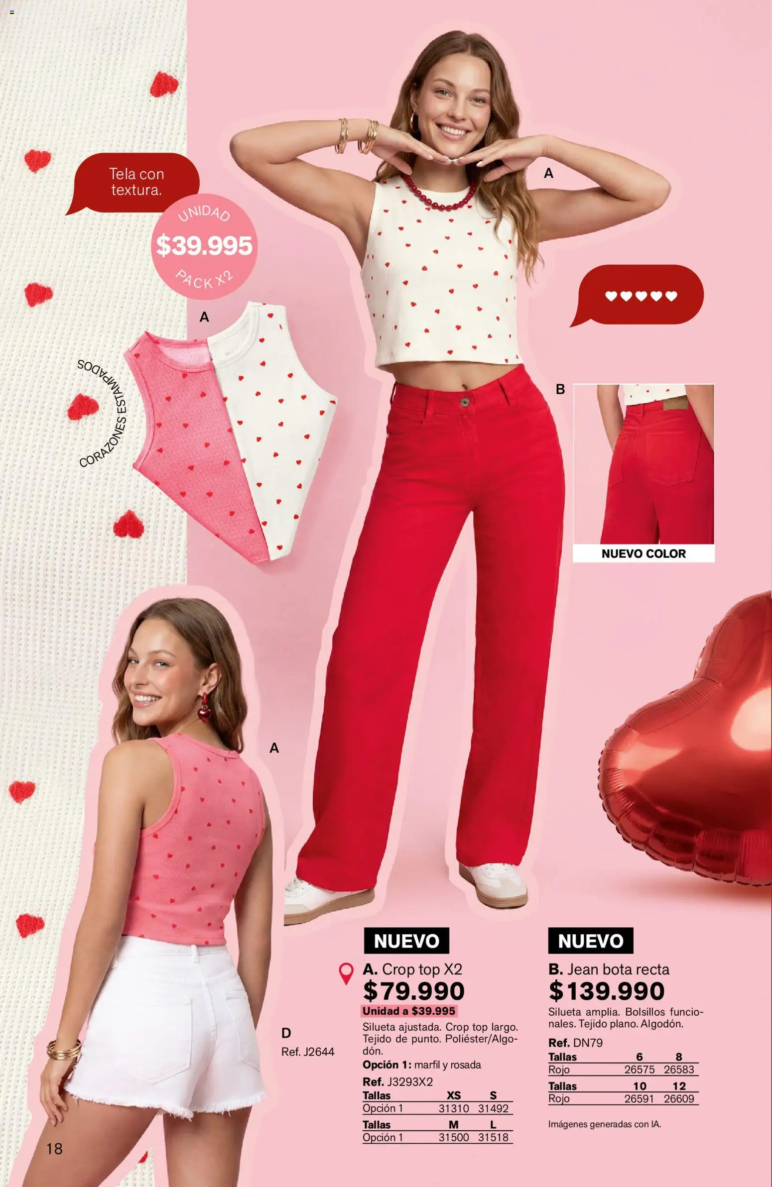 Leonisa revista - valida desde el 24/08/2026 | Página: 18 | Productos: Bolsillos, Jean, Top