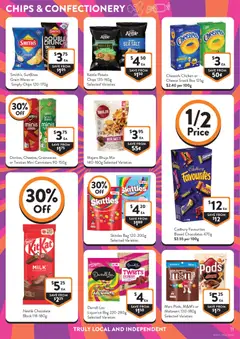 Preview of Foodworks catalogue  - valid from 29.04.2026 | Page: 11 | Products: Milk, Chocolate, Spices, Fruits