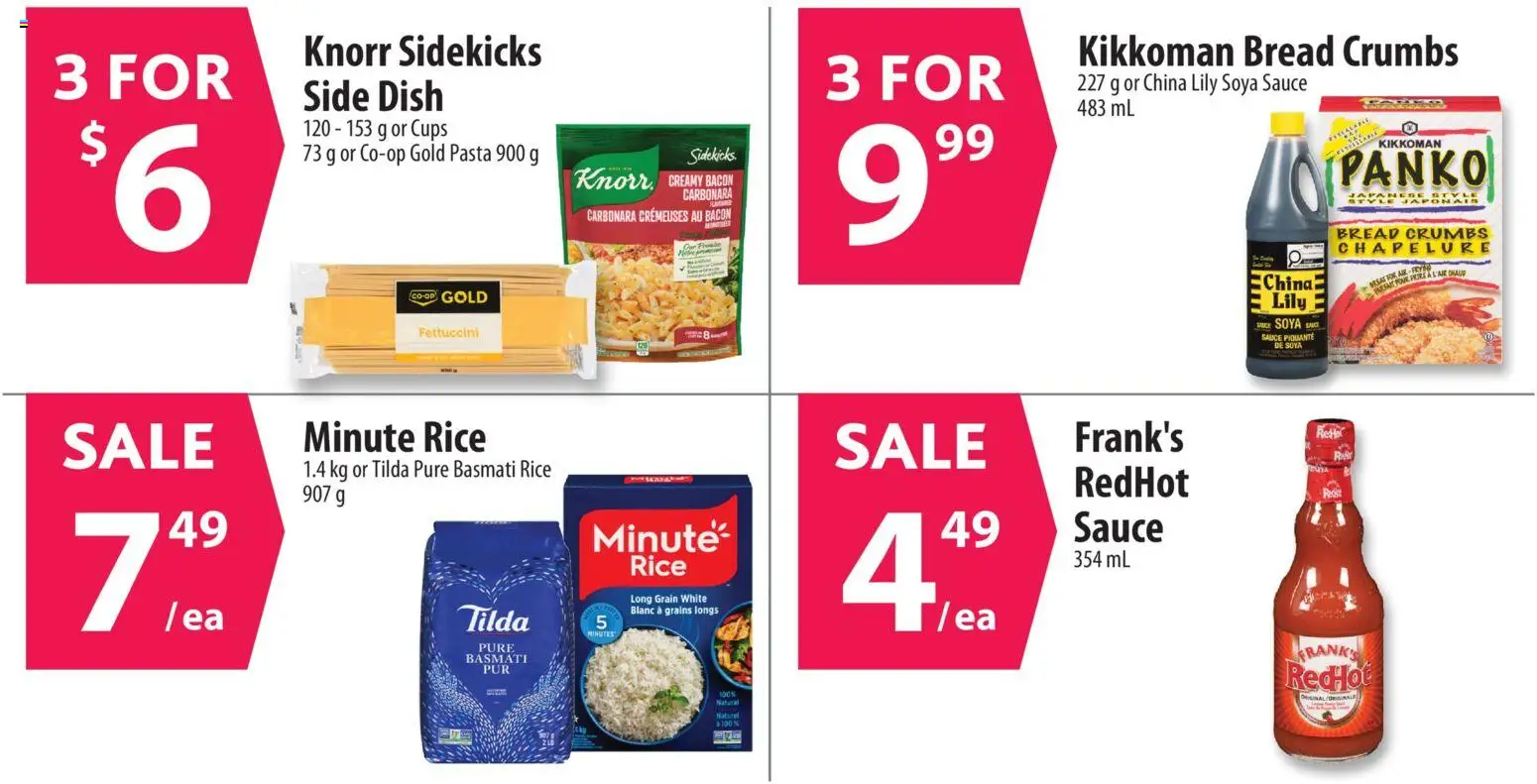 Co-op Food flyer valid from Jul 23, 2026 | Page: 10 | Products: Rice, Pasta, Bread