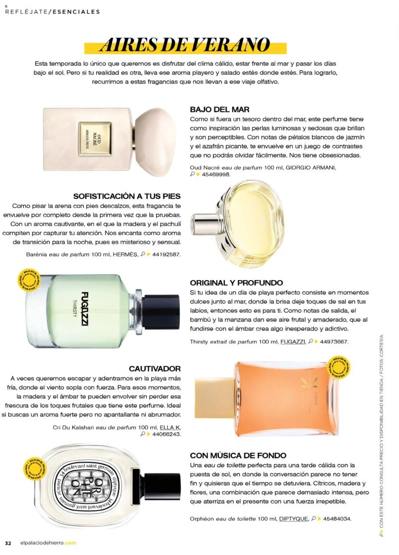 Nuevas ofertas de Palacio De Hierro válidas en toda la República Mexicana desde el 01/08/2026. ¡Encuentra las mejores ofertas en Palacio De Hierro catálogo! | Página: 35 | Productos: Sal, Dulces, Té, Perfume
