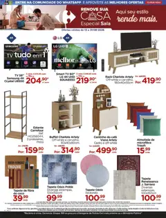 Carrefour ofertas Renove Sua Casa - Pré-Visualização do folheto da loja Carrefour, válido de 13/08/2026 | Página: 7 | Produtos: Coco, Almofada, Tv, Rack