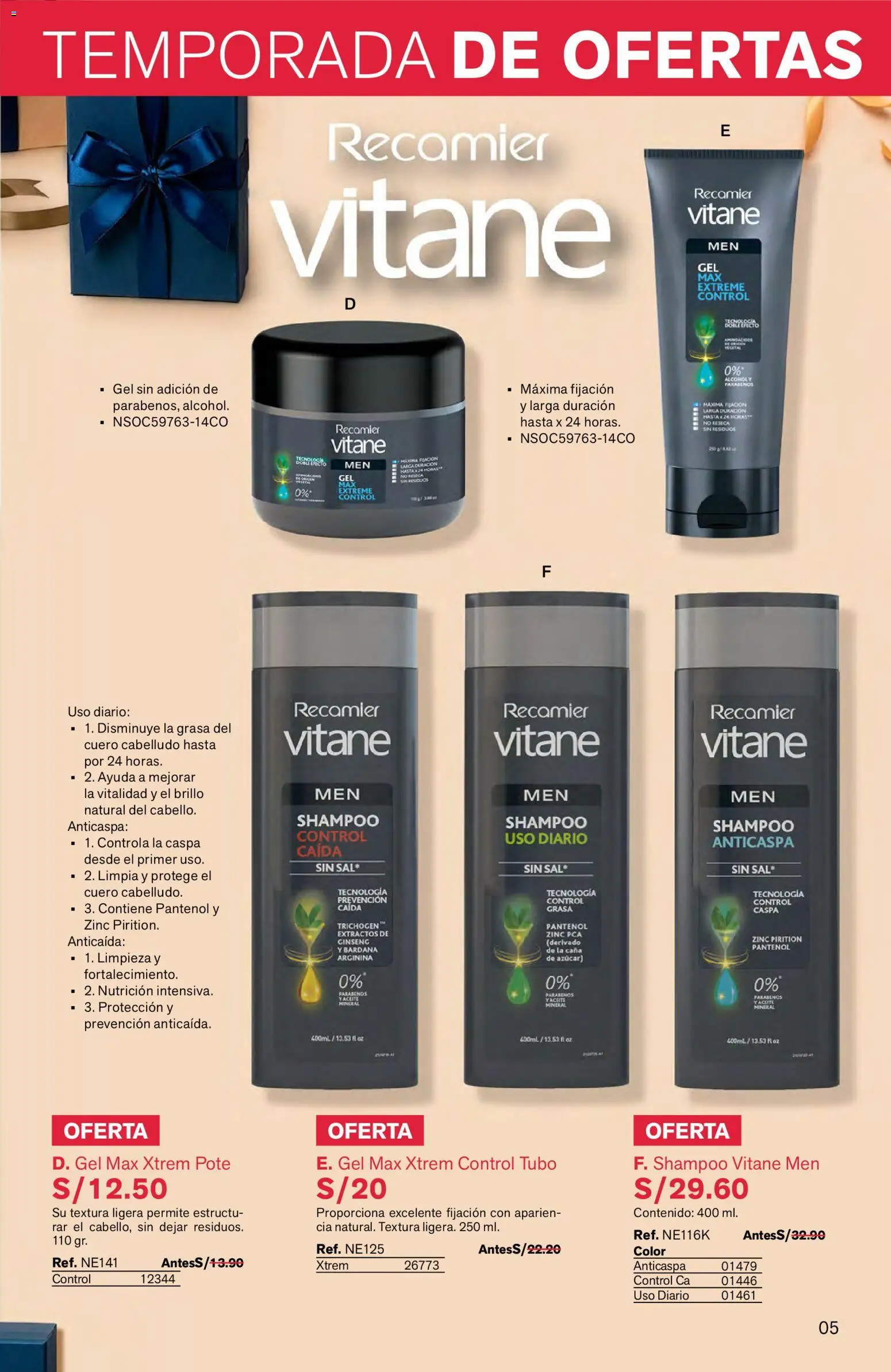 Catálogo Leonisa válido desde 04.06.2026 | Página: 5 | Productos: Shampoo