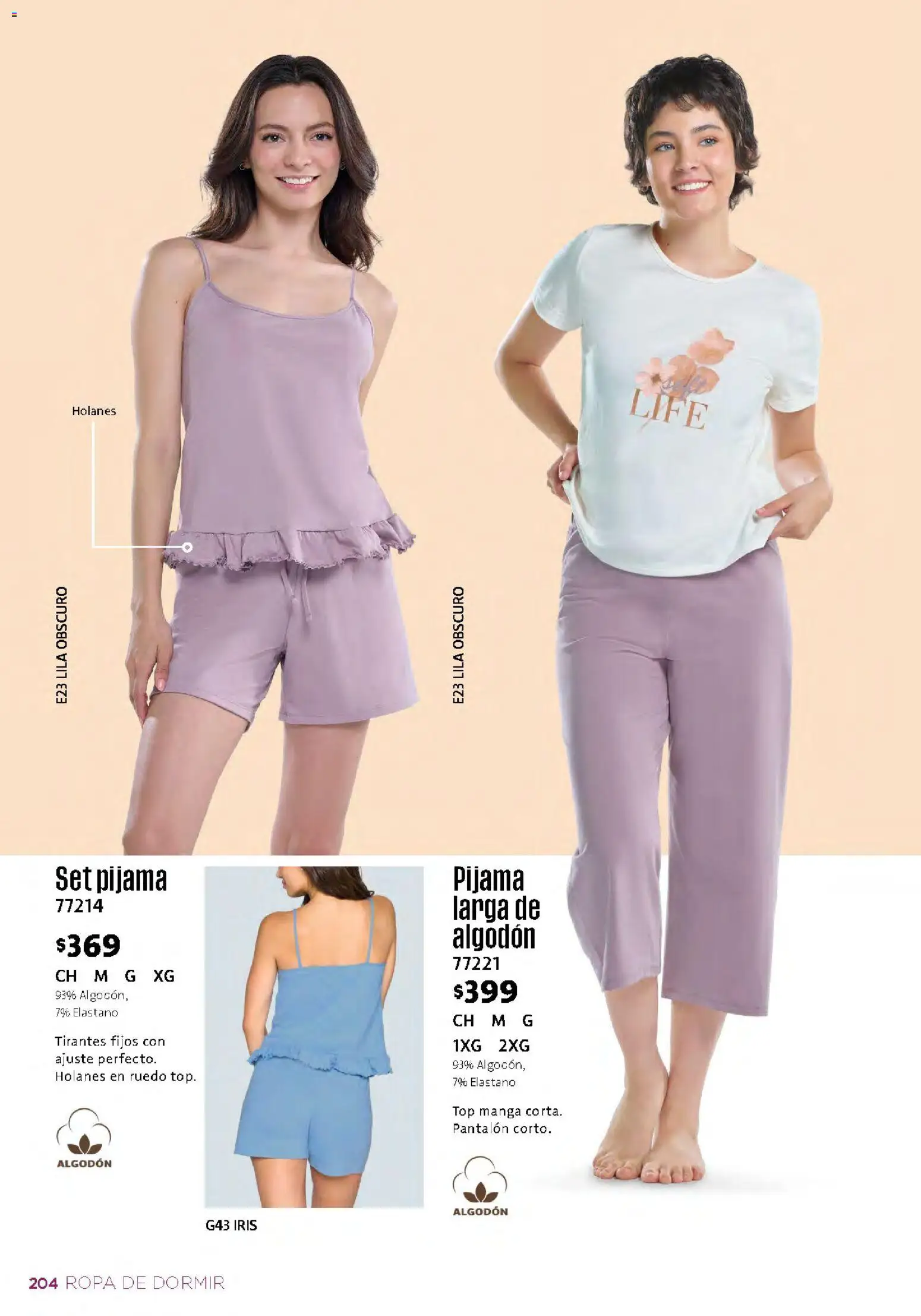 Nuevas ofertas de Ilusión válidas en toda la República Mexicana desde el 01/09/2026. ¡Encuentra las mejores ofertas en Ilusión catálogo Otoño! | Página: 206 | Productos: Pijama, Algodón, Ropa, Tirantes