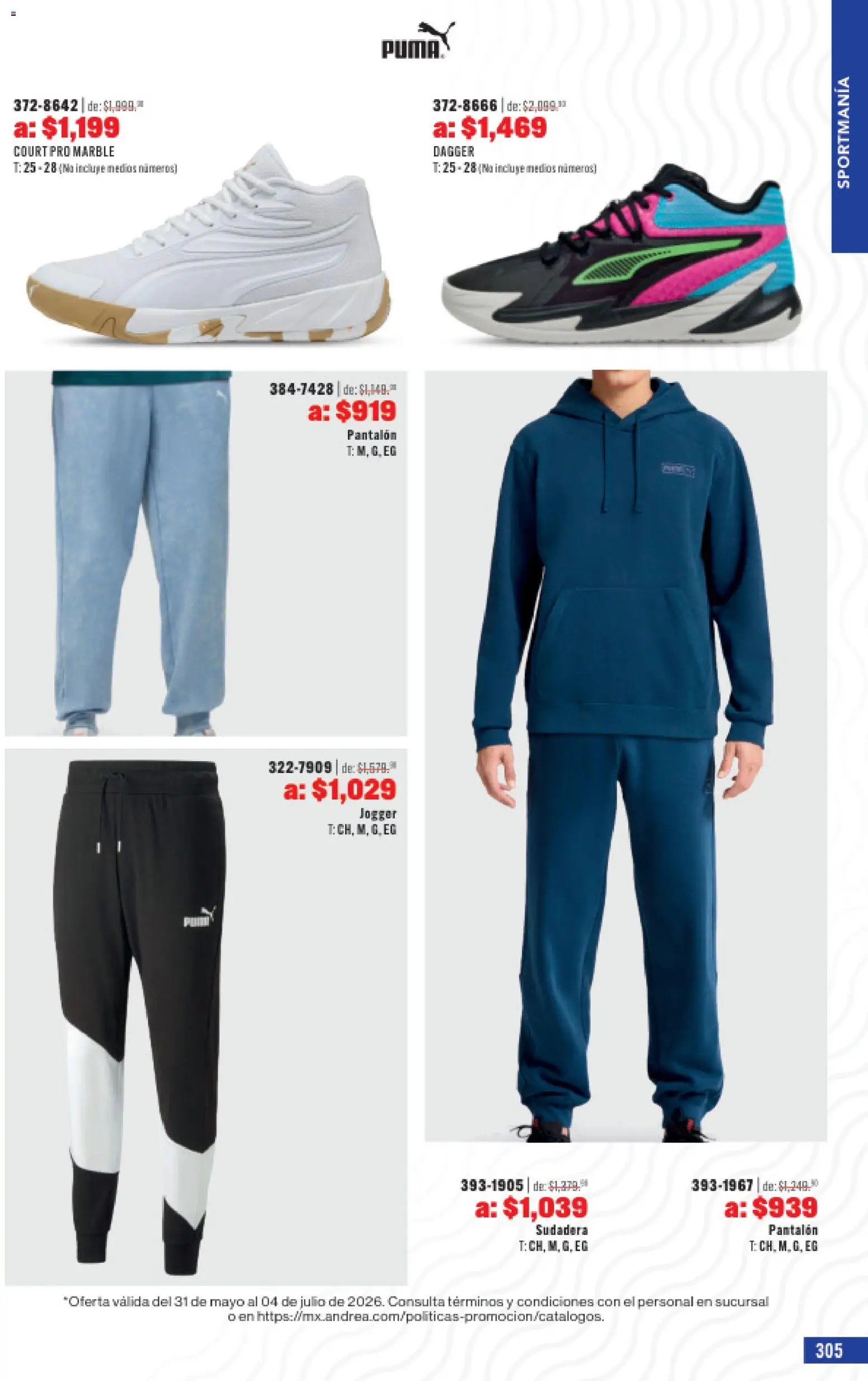 Nuevas ofertas de Andrea válidas en toda la República Mexicana desde el 31.05.2026. ¡Encuentra las mejores ofertas en Andrea catálogo Outlet! | Página: 305