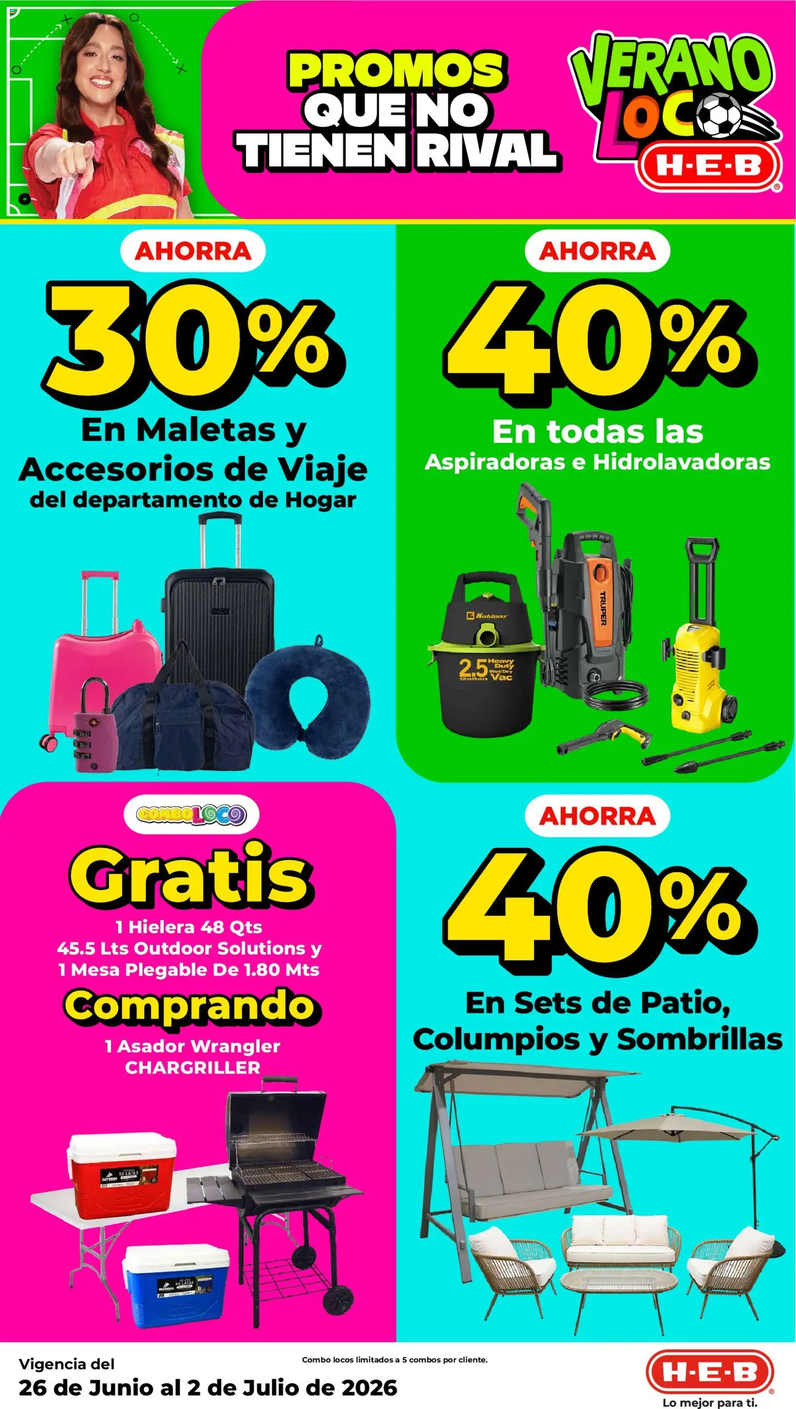 Nuevas ofertas de H-E-B válidas en toda la República Mexicana desde el 26/06/2026. ¡Encuentra las mejores ofertas en H-E-B folleto! | Página: 21