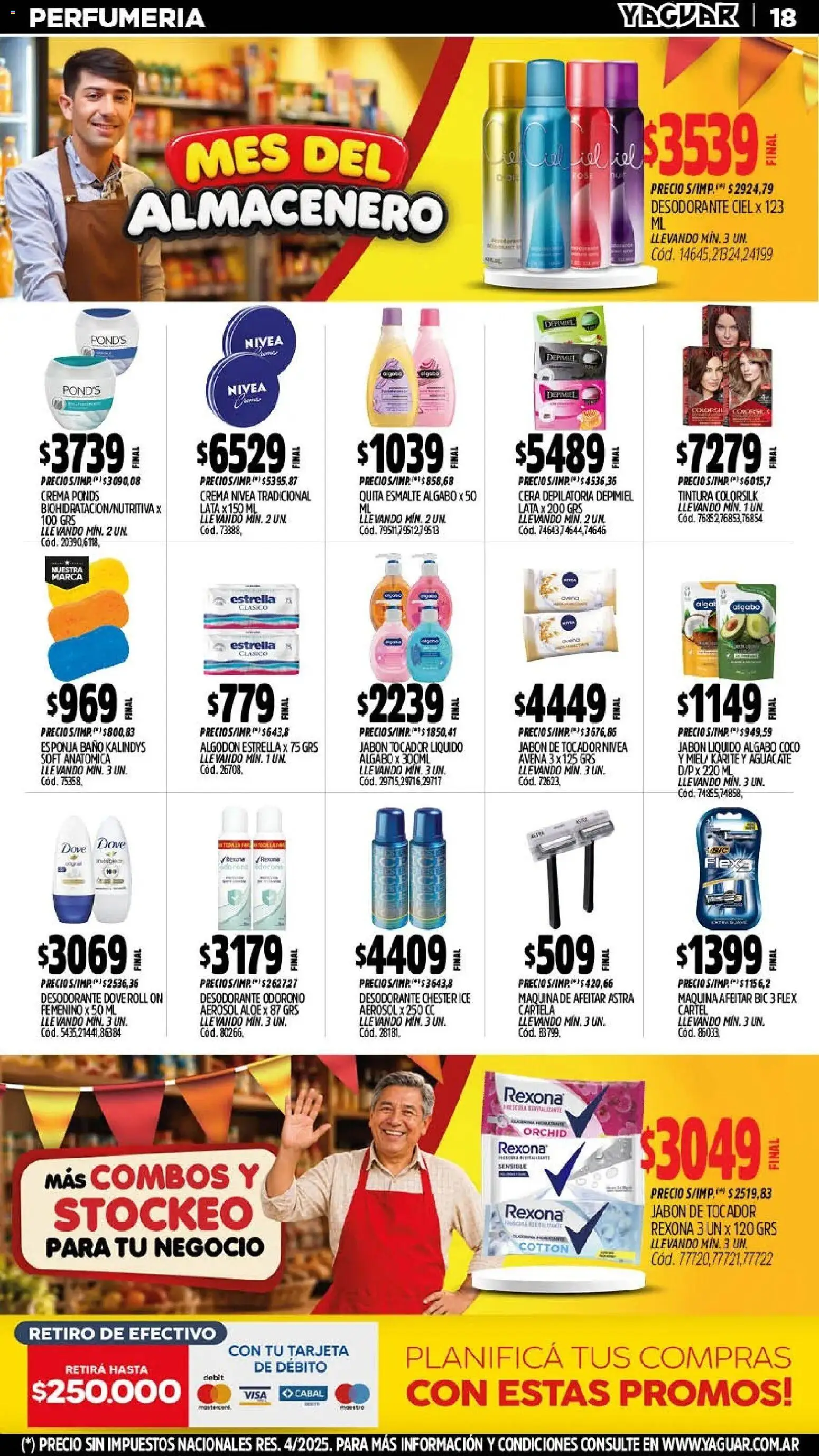 Yaguar - Oferta Semanal Salta │ válido desde el 28/09/2026 | Página: 19 | Productos: Baño, Jabón líquido, Avena, Esponja