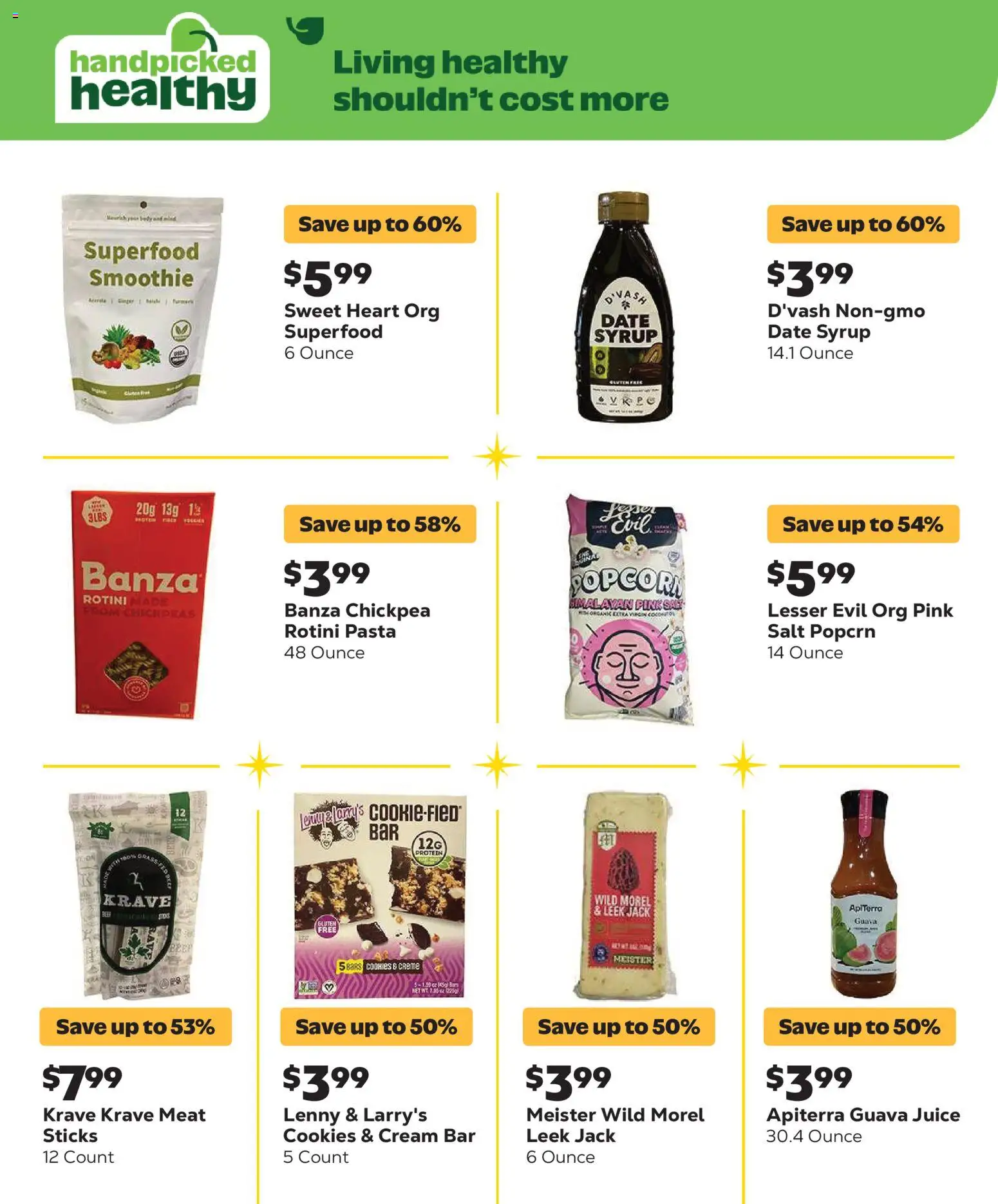 Grocery Outlet Weekly Ad - valid from 09/16/2026 | Page: 10 | Products: Chickpeas, Cookies, Date, Smoothie