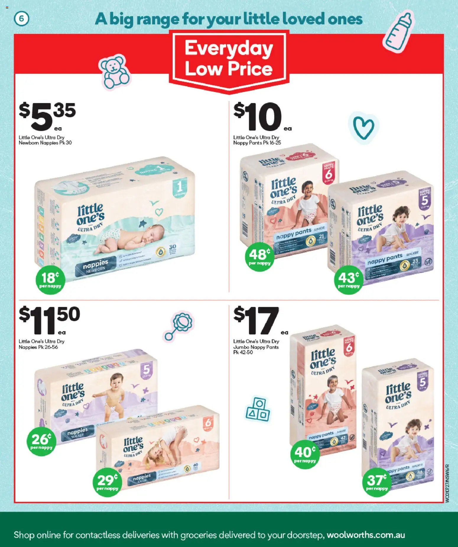 Woolworths catalogue - valid from 01/07/2026 | Page: 7 | Products: Nappies, Pants