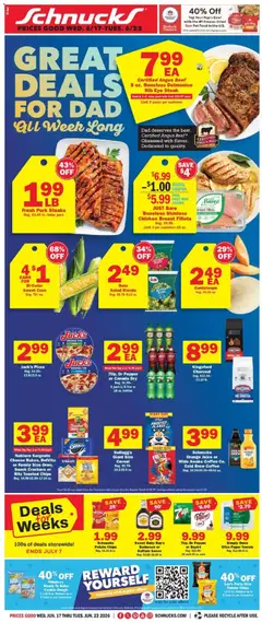 Preview of Schnucks weekly ads valid from 17.06.2026
