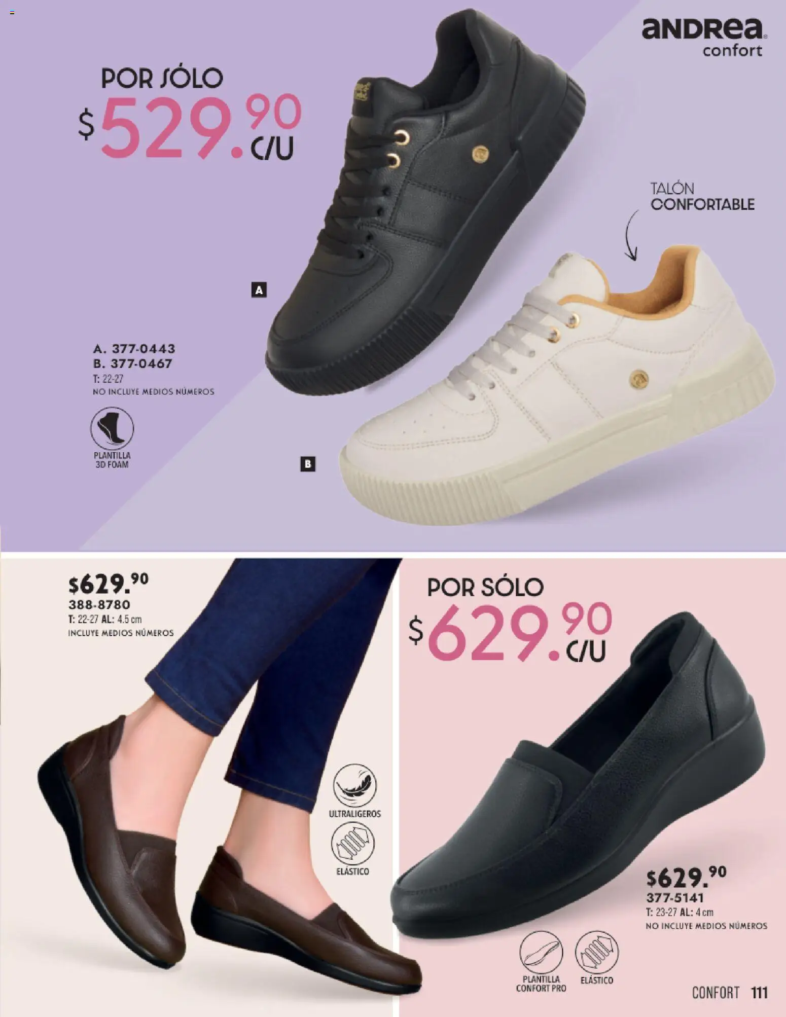 Nuevas ofertas de Andrea válidas en toda la República Mexicana desde el 23/08/2026. ¡Encuentra las mejores ofertas en Andrea catálogo Otoño Invierno! | Página: 111