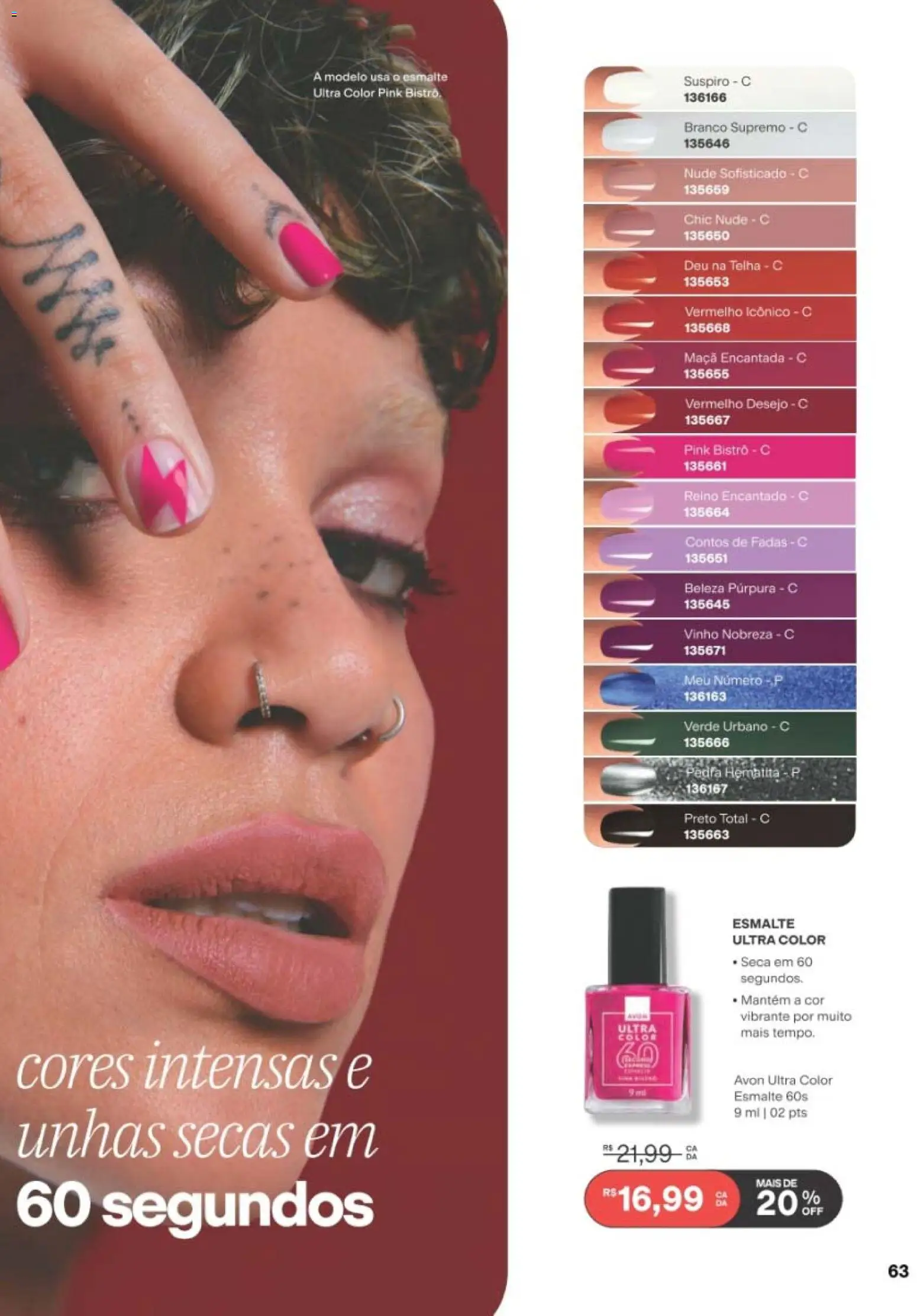Avon Folheto - válido de 19/07/2026 | Página: 63 | Produtos: Vinho