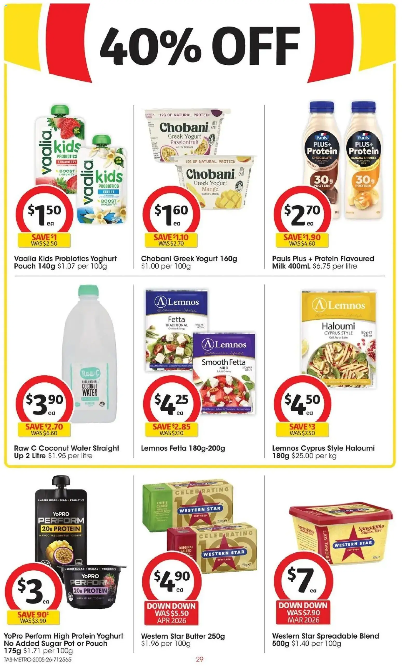 Coles catalogue - valid from 19.05.2026 | Page: 29 | Products: Pot, Milk, Yoghurt, Sugar